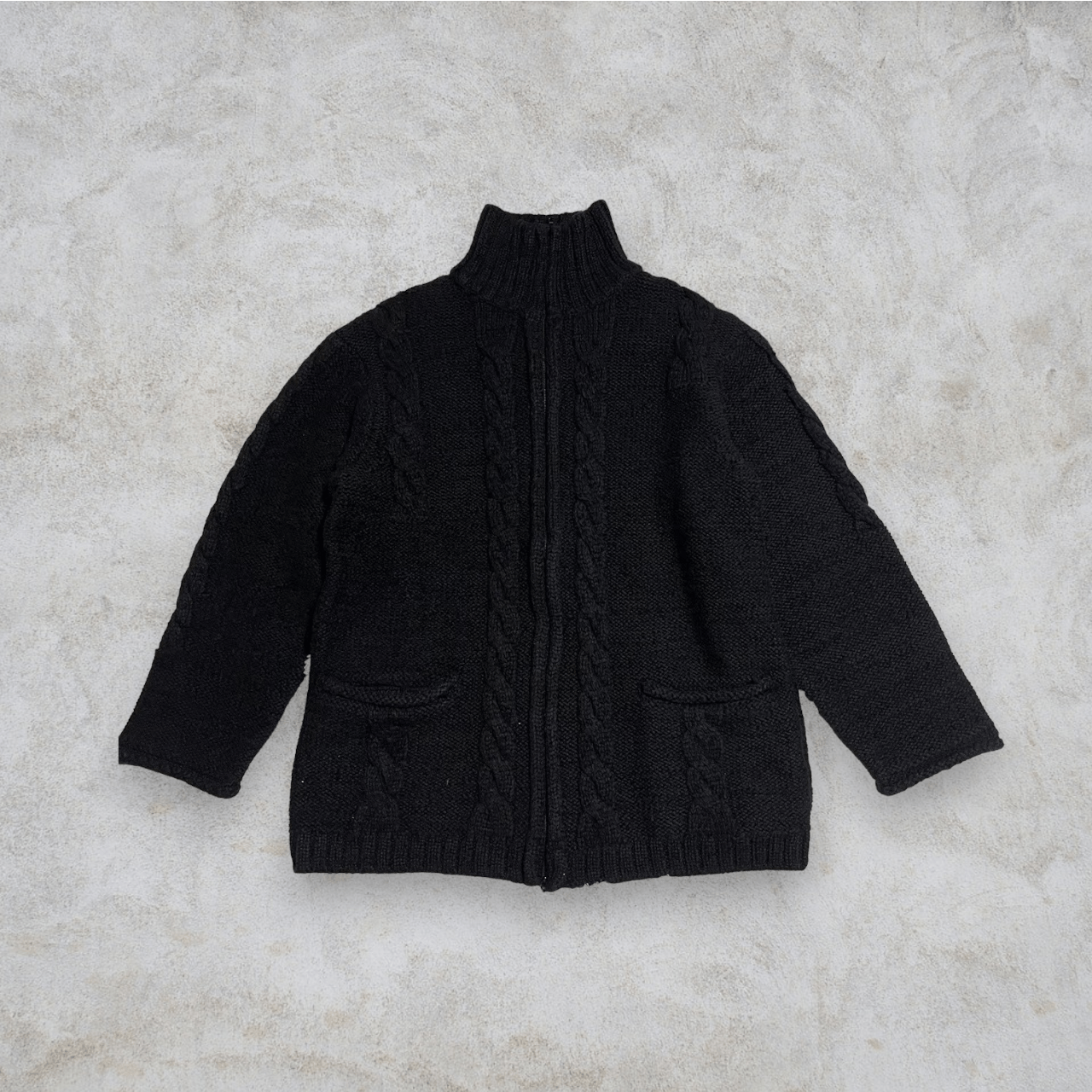 image of Yohji Yamamoto Pour Homme 21Aw Knit Jacket in Black, Men's (Size Large)
