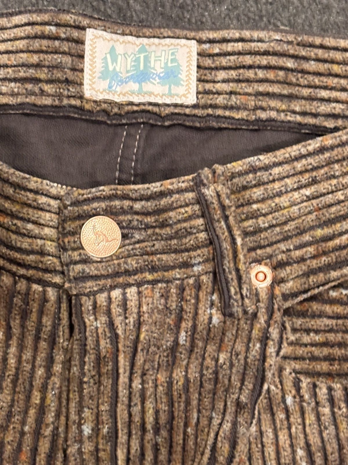 WYTHE Donegal Corduroy Trousers Size US 28 / EU 44 - 3 Thumbnail