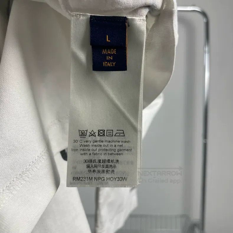 Louis Vuitton Louis Vuitton White band print short sleeve Size US L / EU 52-54 / 3 - 6 Thumbnail