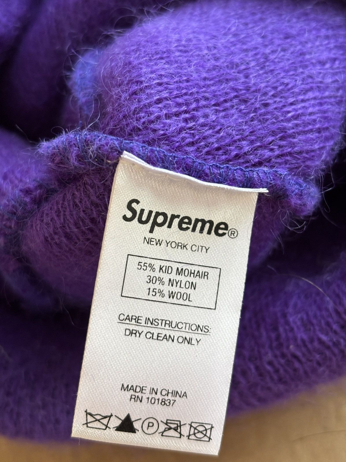 Supreme 2018 Supreme Mohair Beanie Size ONE SIZE - 3 Thumbnail