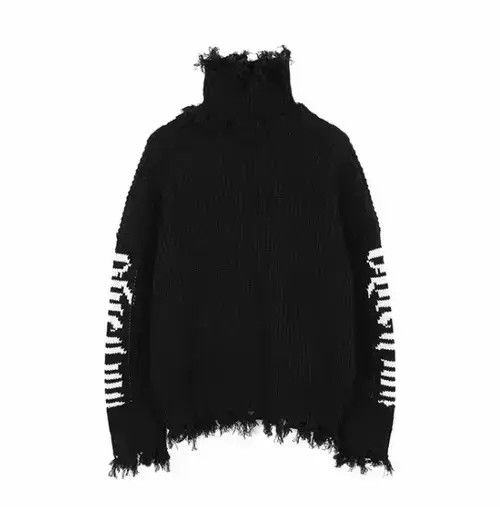Designer New design loose turtleneck sweater Size US M / EU 48-50 / 2 - 2 Thumbnail