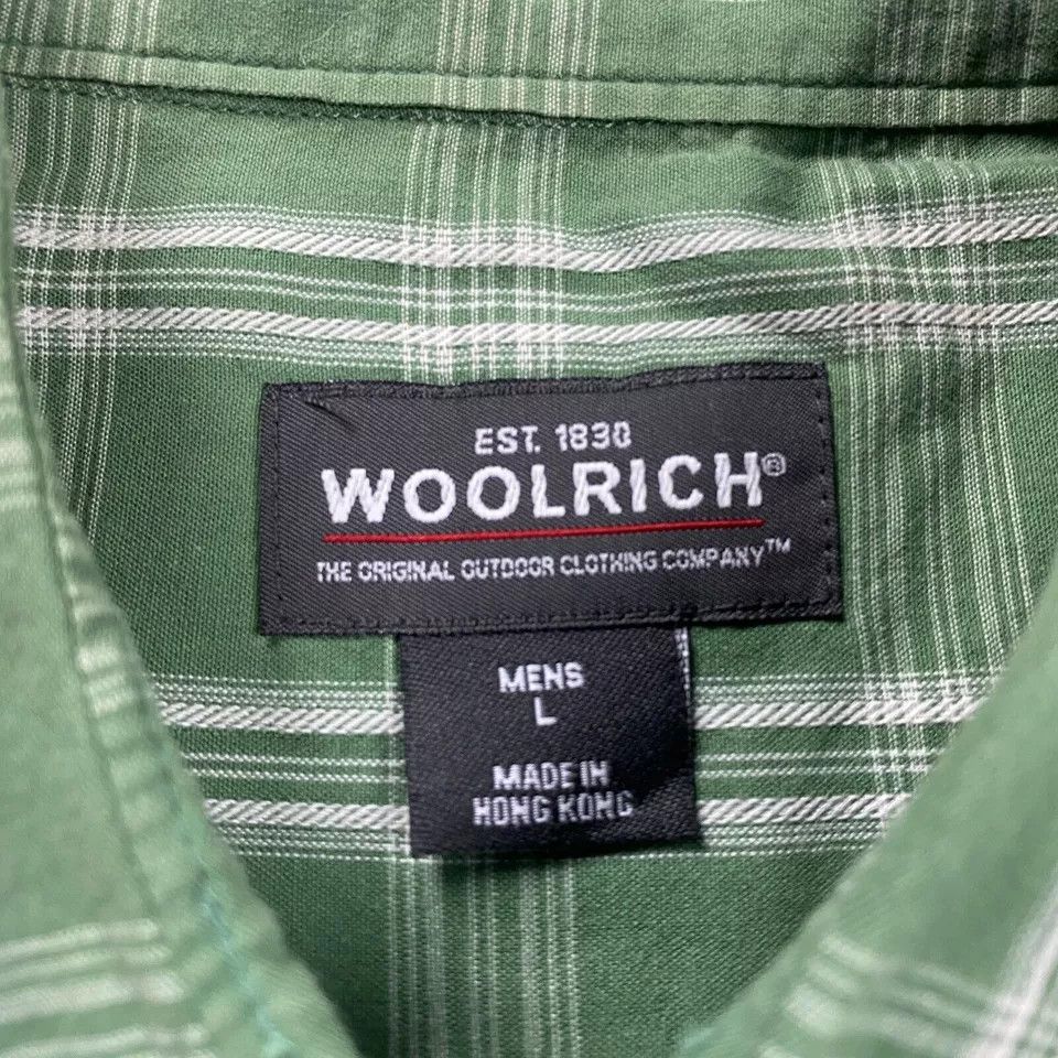 Other Woolrich Shirt Men's Large Window Pane Check Button Down Size US L / EU 52-54 / 3 - 3 Thumbnail