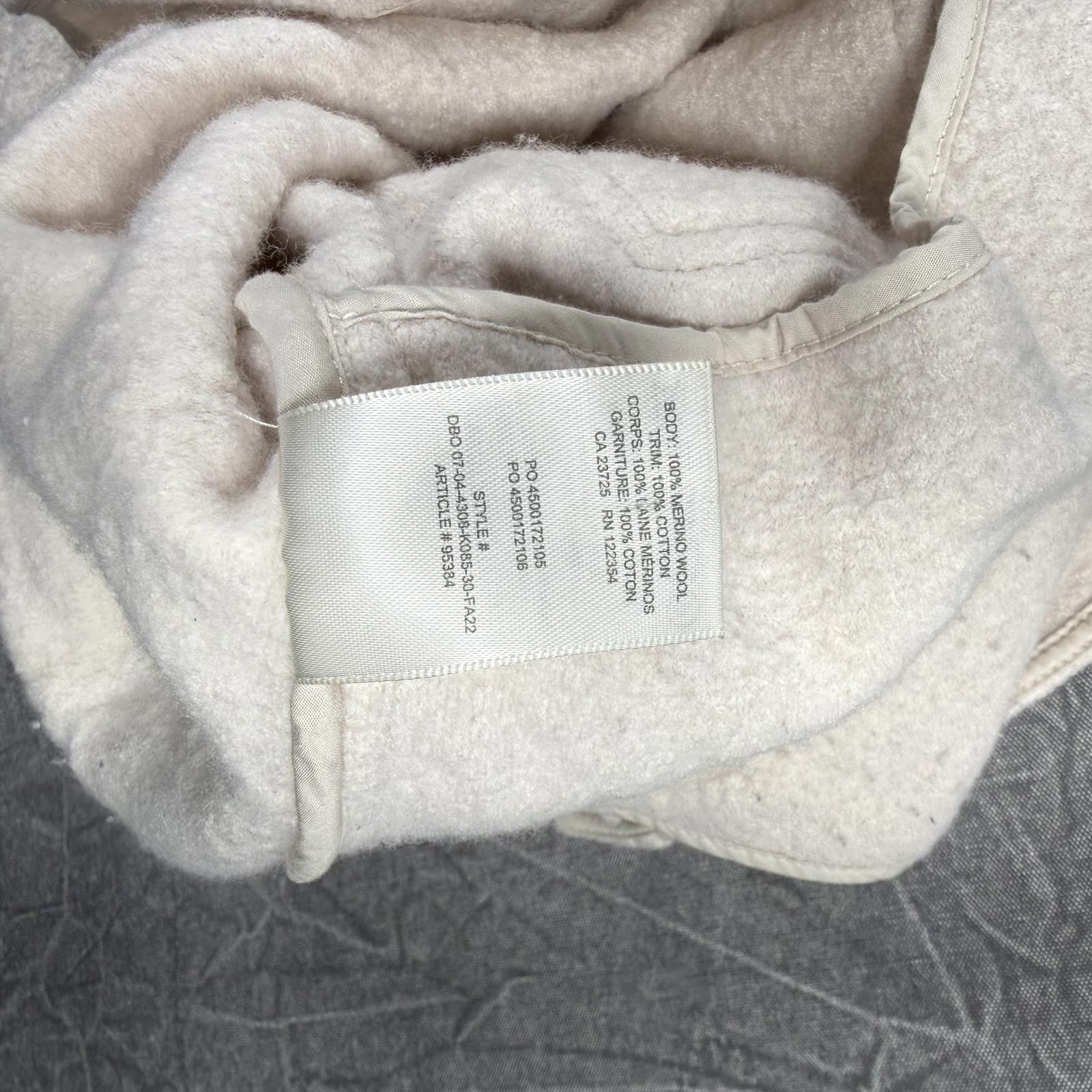 Other Wilfred Jacket Women's S Beige 100% Merino Wool Size S / US 4 / IT 40 - 5 Thumbnail