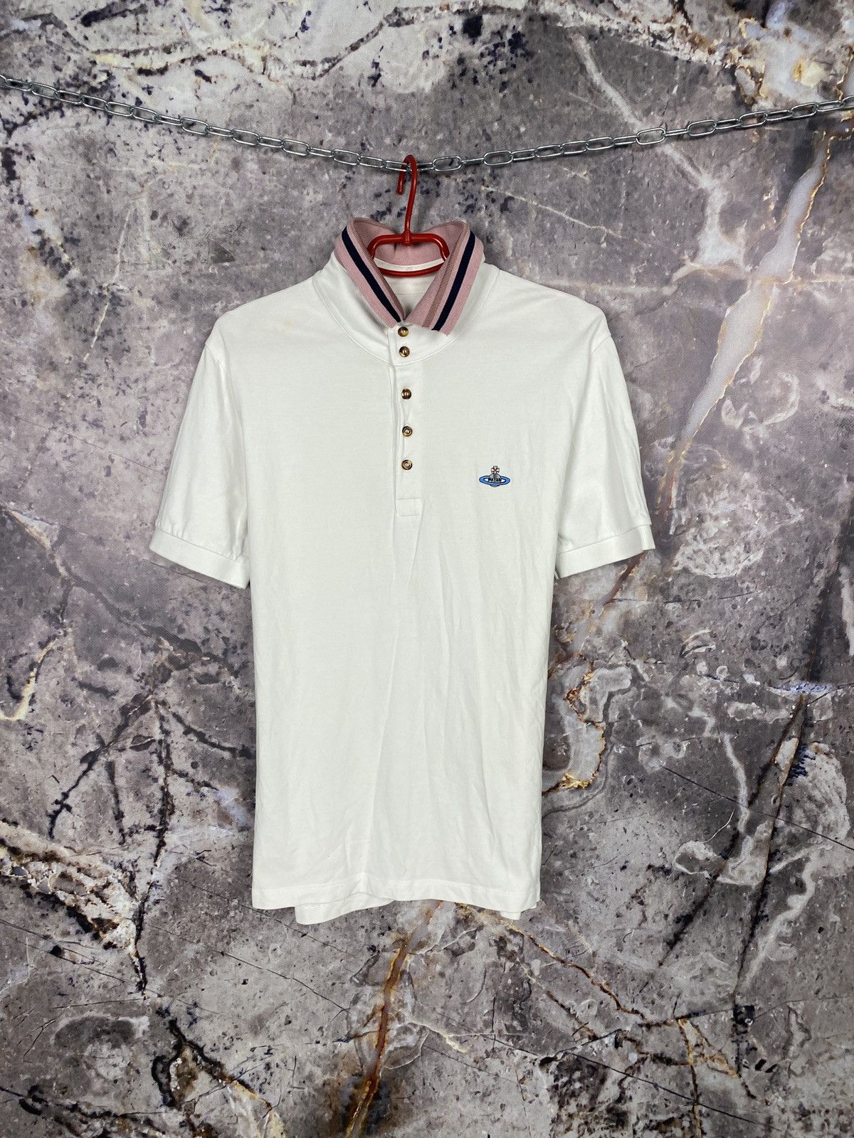 Luxury Streetwear Vivienne Westwood Men s Vivienne Westwood Polo Shirt Luxury Size Large Grailed