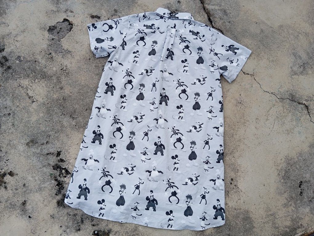 Japanese Brand Disney x Kingdom Heart 🗝️🌹Women Long shirt / tunic dress Size M / US 6-8 / IT 42-44 - 3 Thumbnail