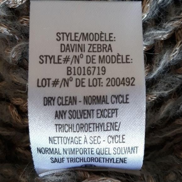 Theory Theory Davini Zebra Sweater Sz S Gray Gold Alpaca Wool Marle Size S / US 4 / IT 40 - 13 Thumbnail