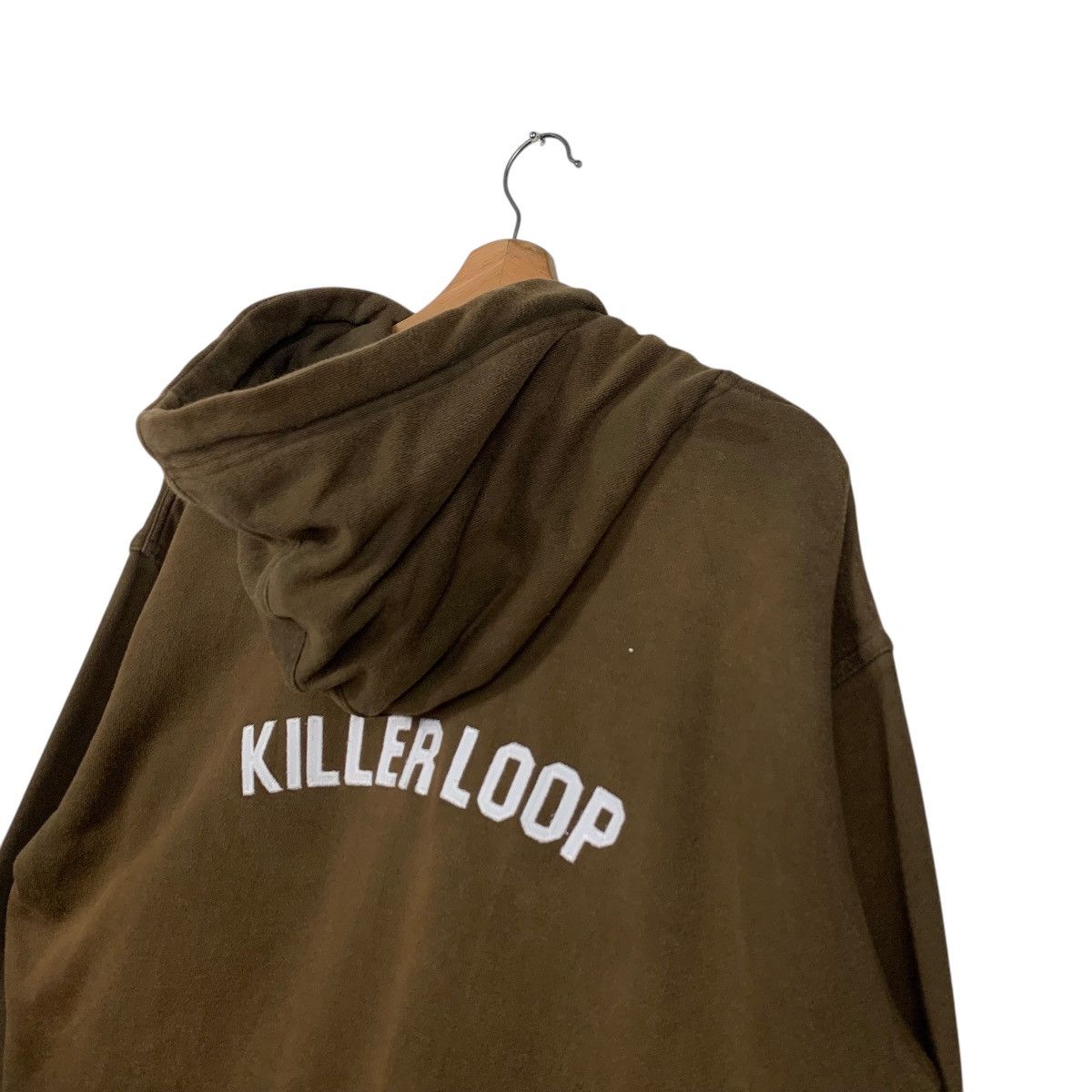 Japanese Brand KILLER LOOP Big Logo Zipper Hoodie Sweatshirt #1773-C78 Size US S / EU 44-46 / 1 - 3 Thumbnail