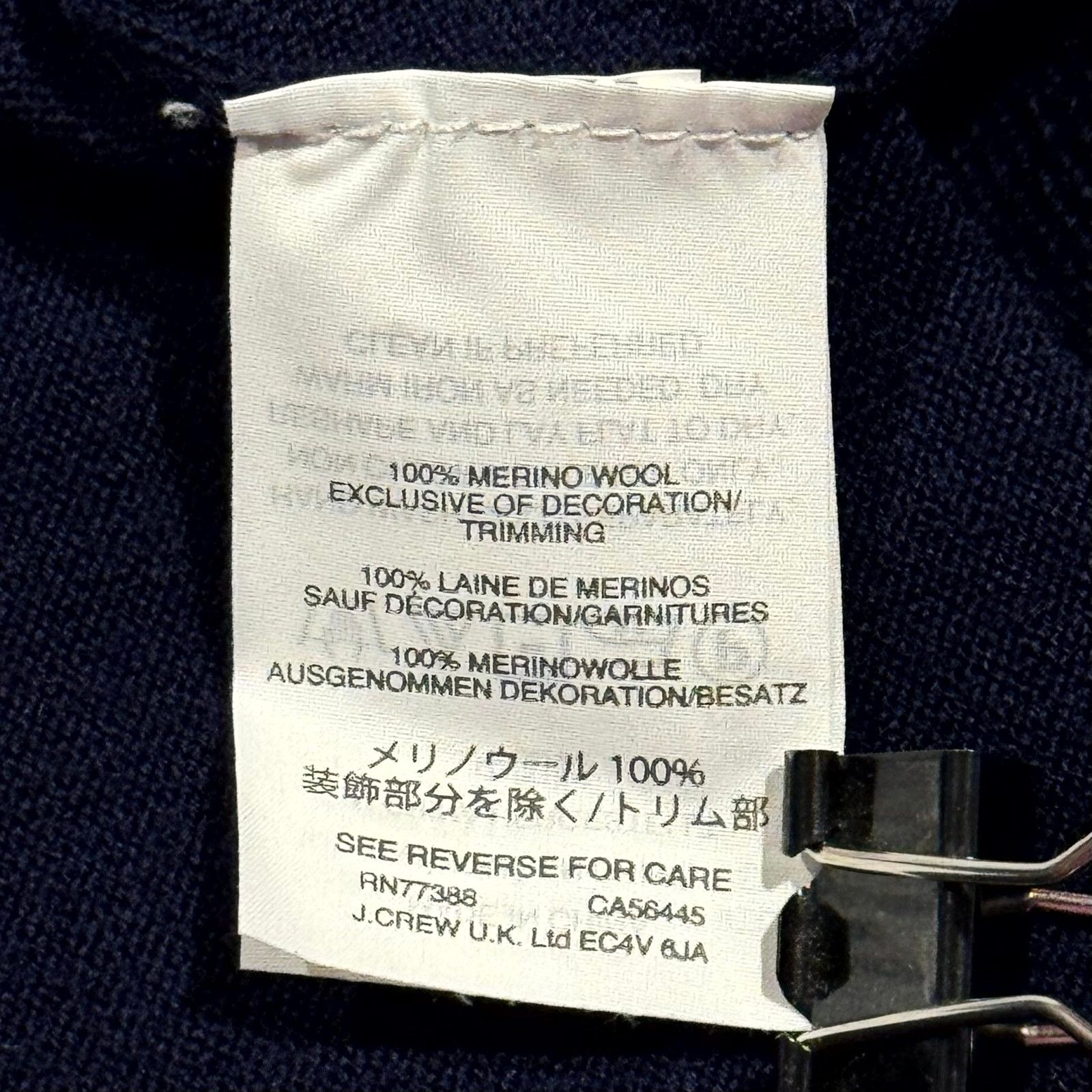 J.Crew J Crew Merino Wool Sweater Navy Blue Sailboat XL Coastal Size XL / US 12-14 / IT 48-50 - 6 Thumbnail