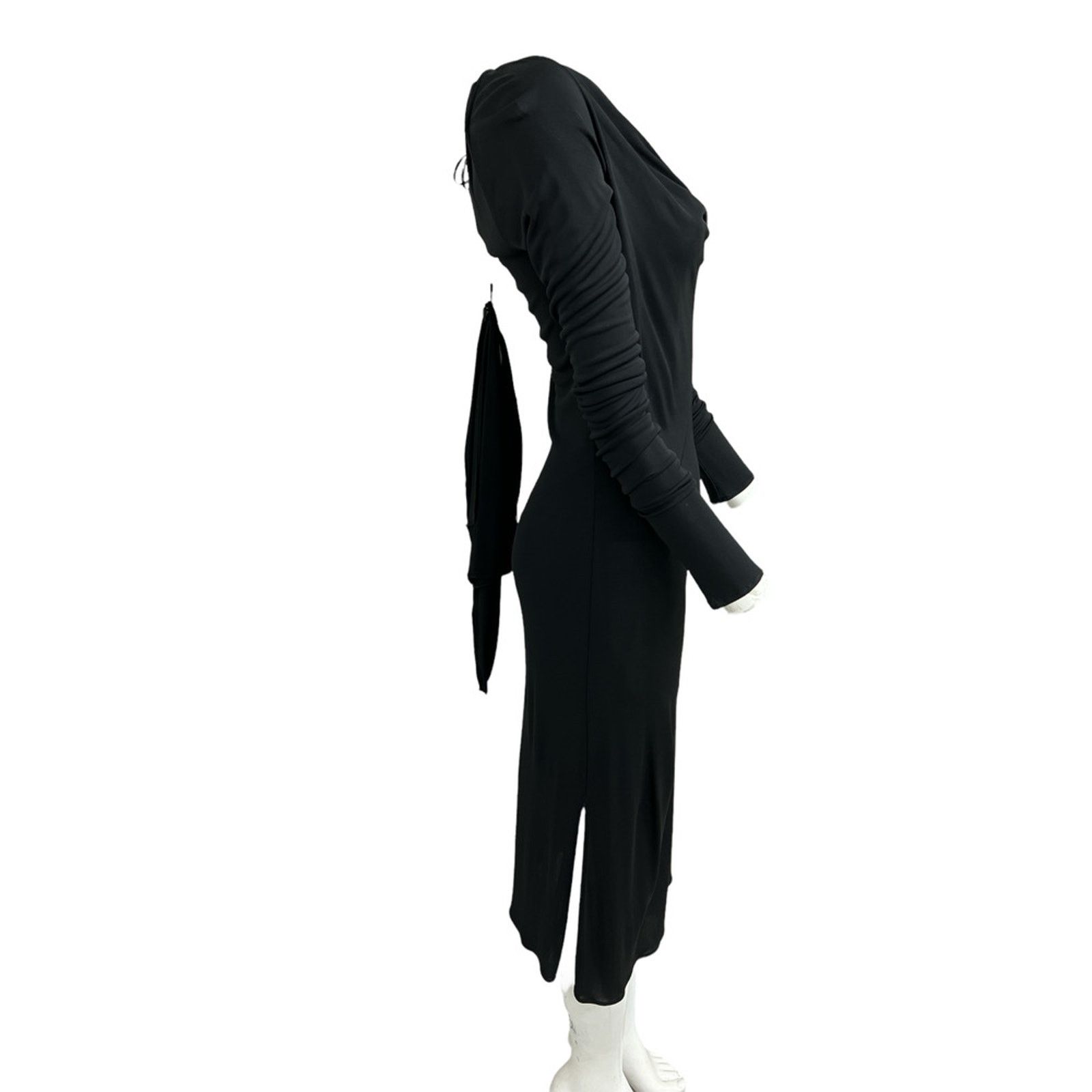 Versace NWT Versace Black Fitted Midi Dress size EU42 US6 Size M / US 6-8 / IT 42-44 - 7 Thumbnail
