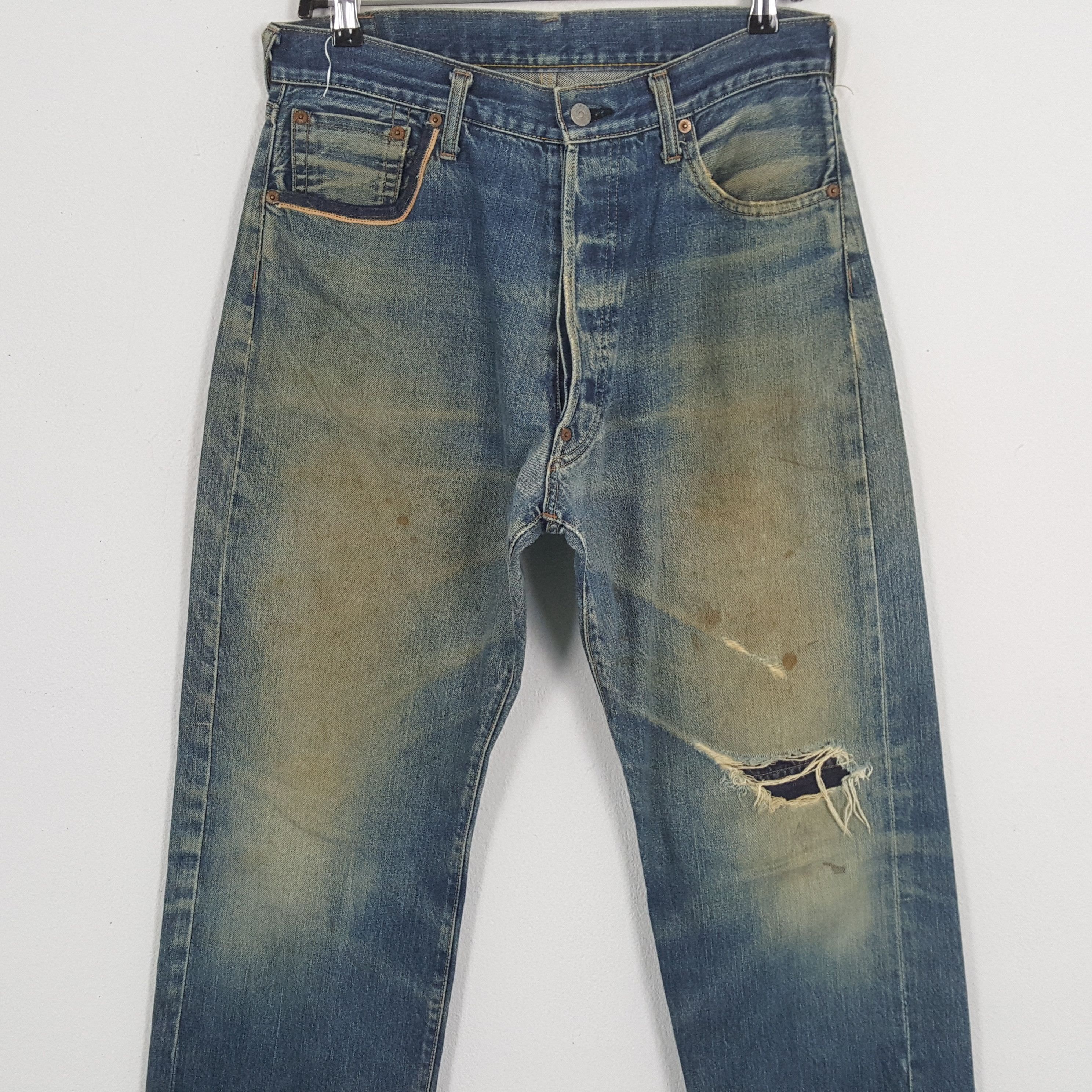 Evisu × Japanese Brand × Vintage EVIS Japanese Brand Streetwear Custom Daicock Vintage Jeans Size US 31 - 5 Thumbnail