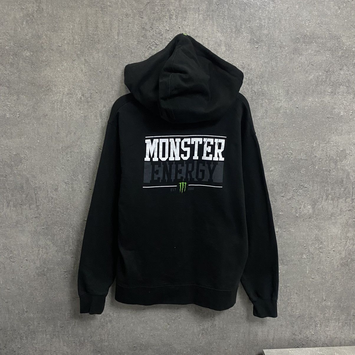 Vintage Vintage Y2K Monster Energy Zip Hoodie Racing Big Logo Size US M / EU 48-50 / 2 - 1 Thumbnail