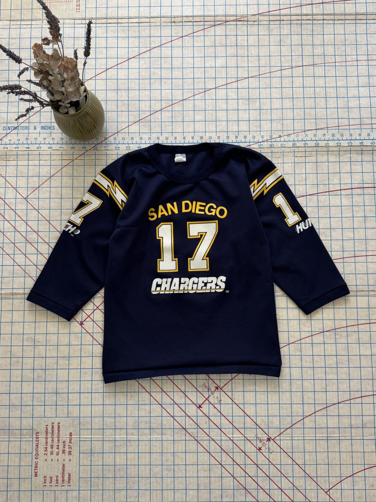 Vintage Vintage San Diego Chargers Hutch Kids Jersey Medium 80’s Size US XXS / EU 40 - 2 Thumbnail