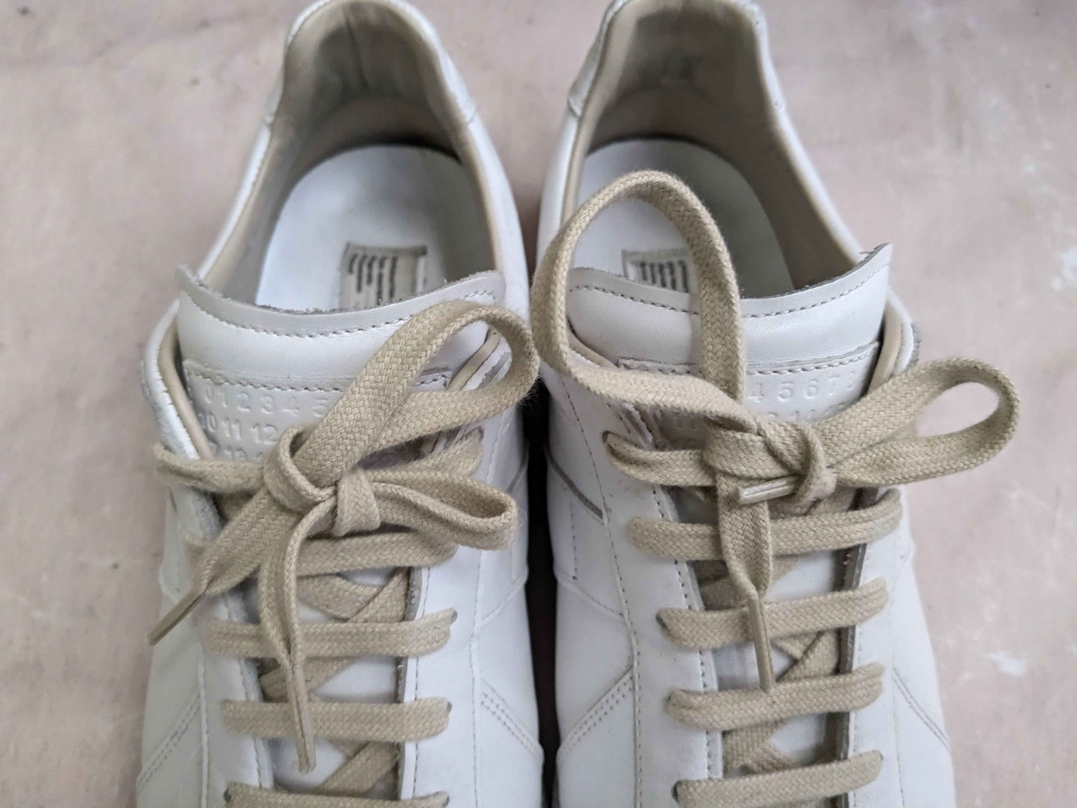 Maison Margiela Maison Margiela Replica GAT White 9 42 Low Tops Leather Size US 9 / EU 42 - 2 Thumbnail