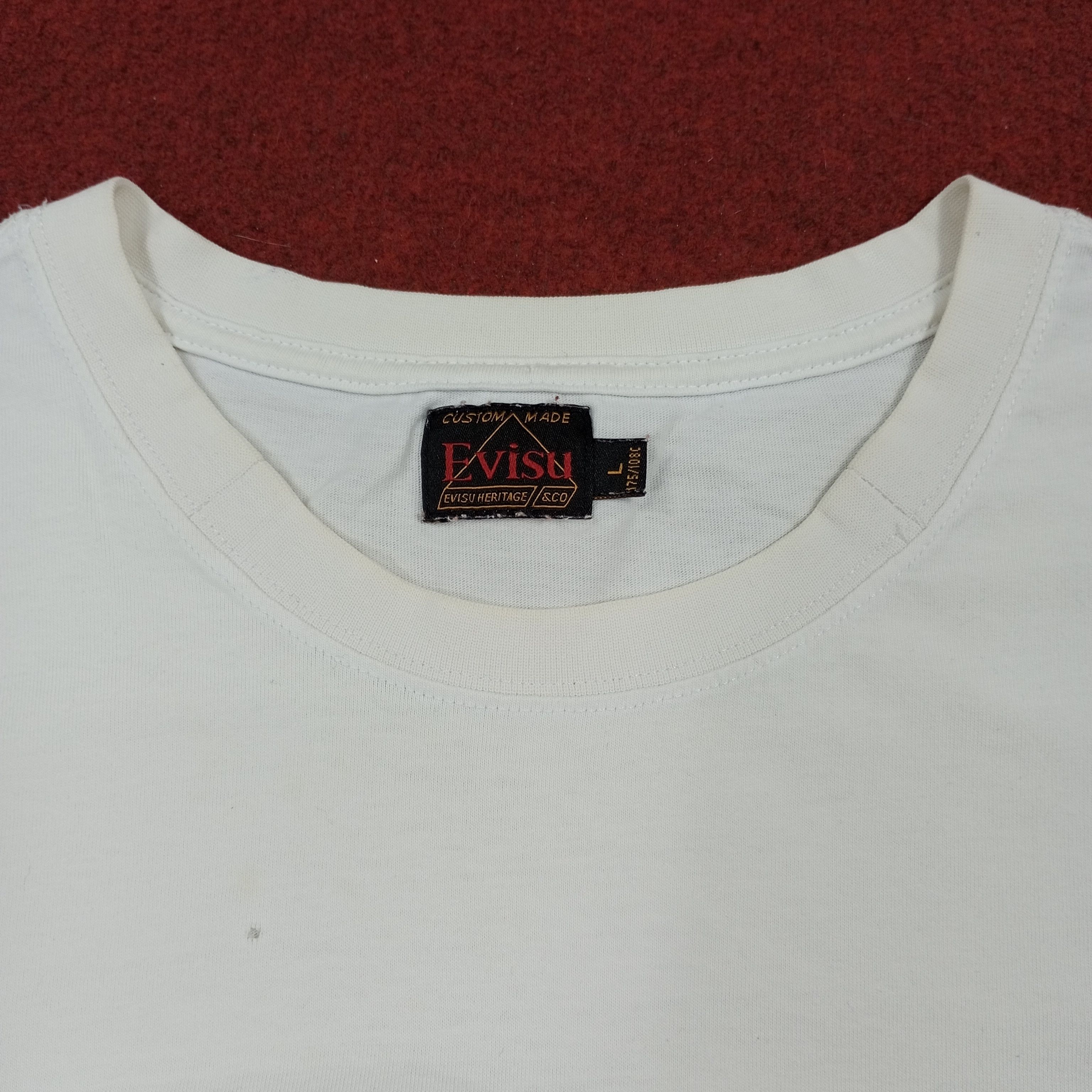 Evisu Evisu Japanese Brand Embroidery Design Fashion Tshirt dp1 Size US M / EU 48-50 / 2 - 4 Thumbnail