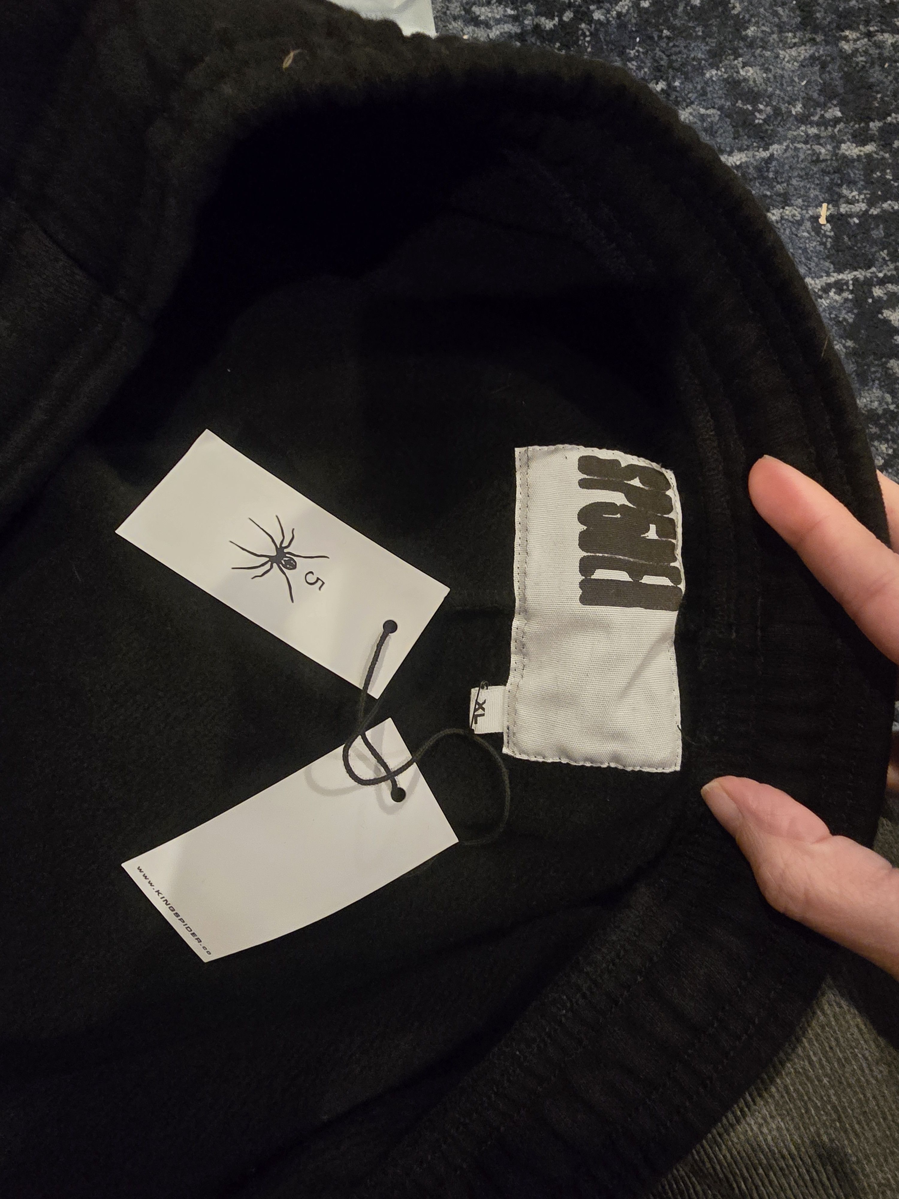 Sp5der Sp5der Black X-Ray Sweatpants XL Size US 38 / EU 54 - 3 Thumbnail