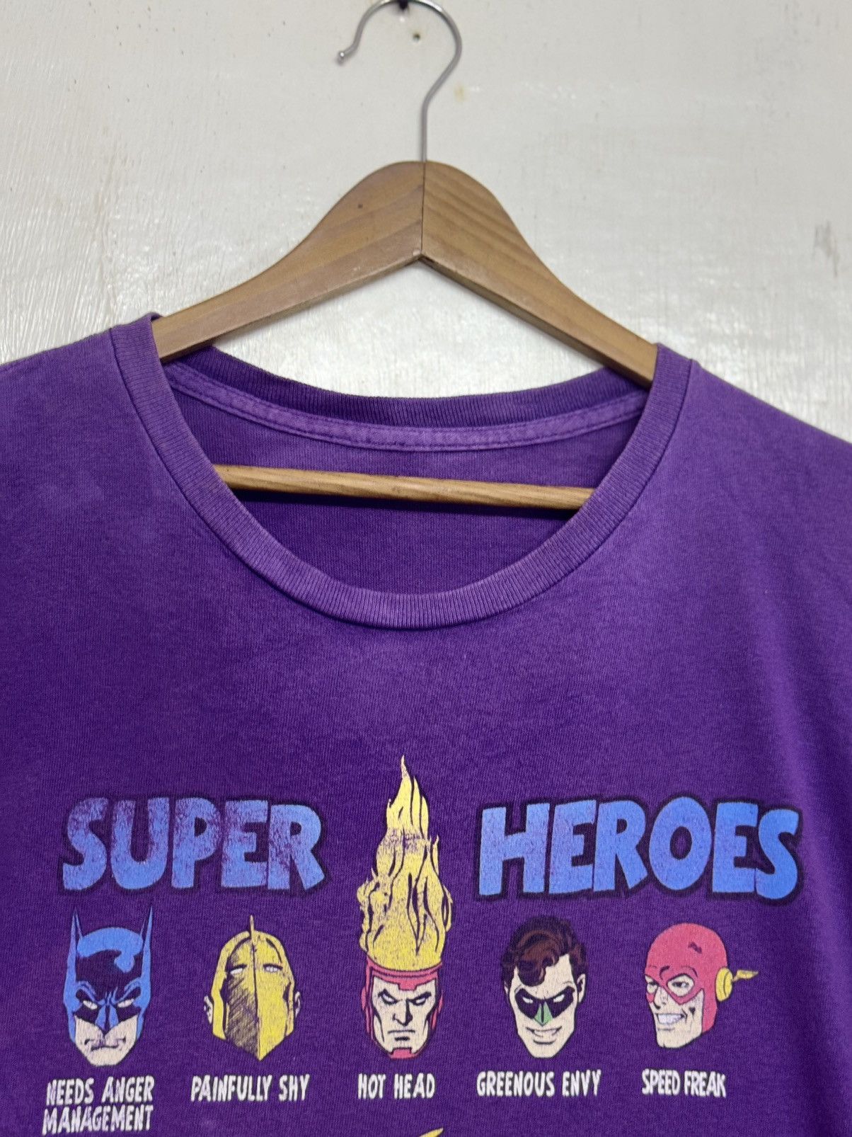 Vintage Vintage Superhero Tshirt Vintage Y2K (No taq) Size US XL / EU 56 / 4 - 6 Thumbnail