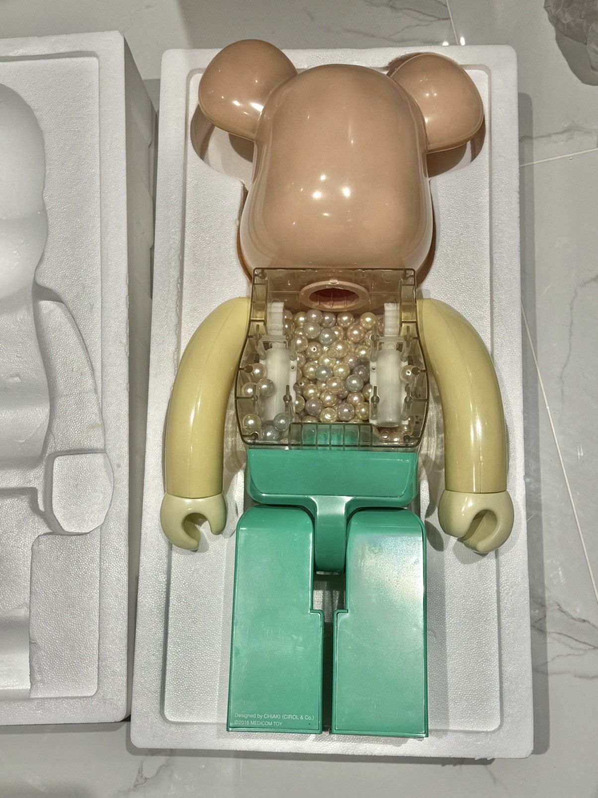 Medicom Toy My First Bearbrick Baby 1st Color Pearl Coating 1000% Size ONE SIZE - 2 Thumbnail