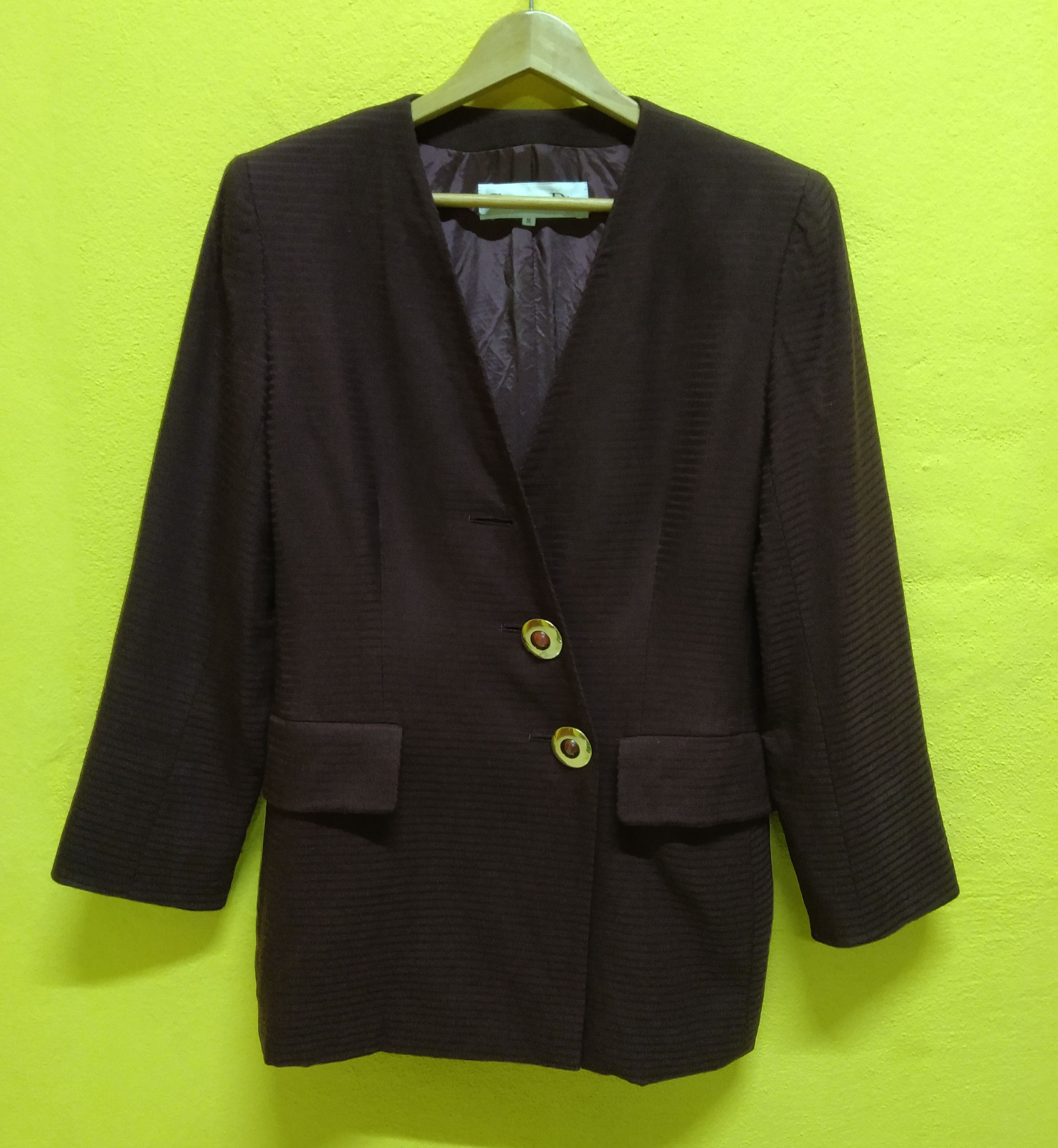 Christian Dior Monsieur Vintage Christian Dior Women Blazer Size M / US 6-8 / IT 42-44 - 1 Thumbnail