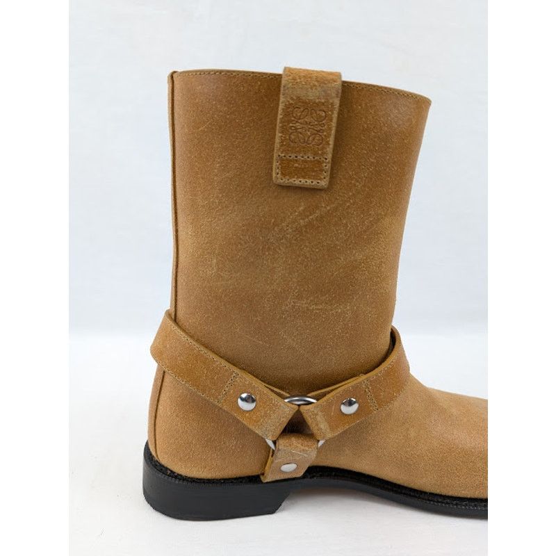 Loewe o1rshd1 Campo Biker Boots in Brown Size US 8 / EU 41 - 14 Thumbnail