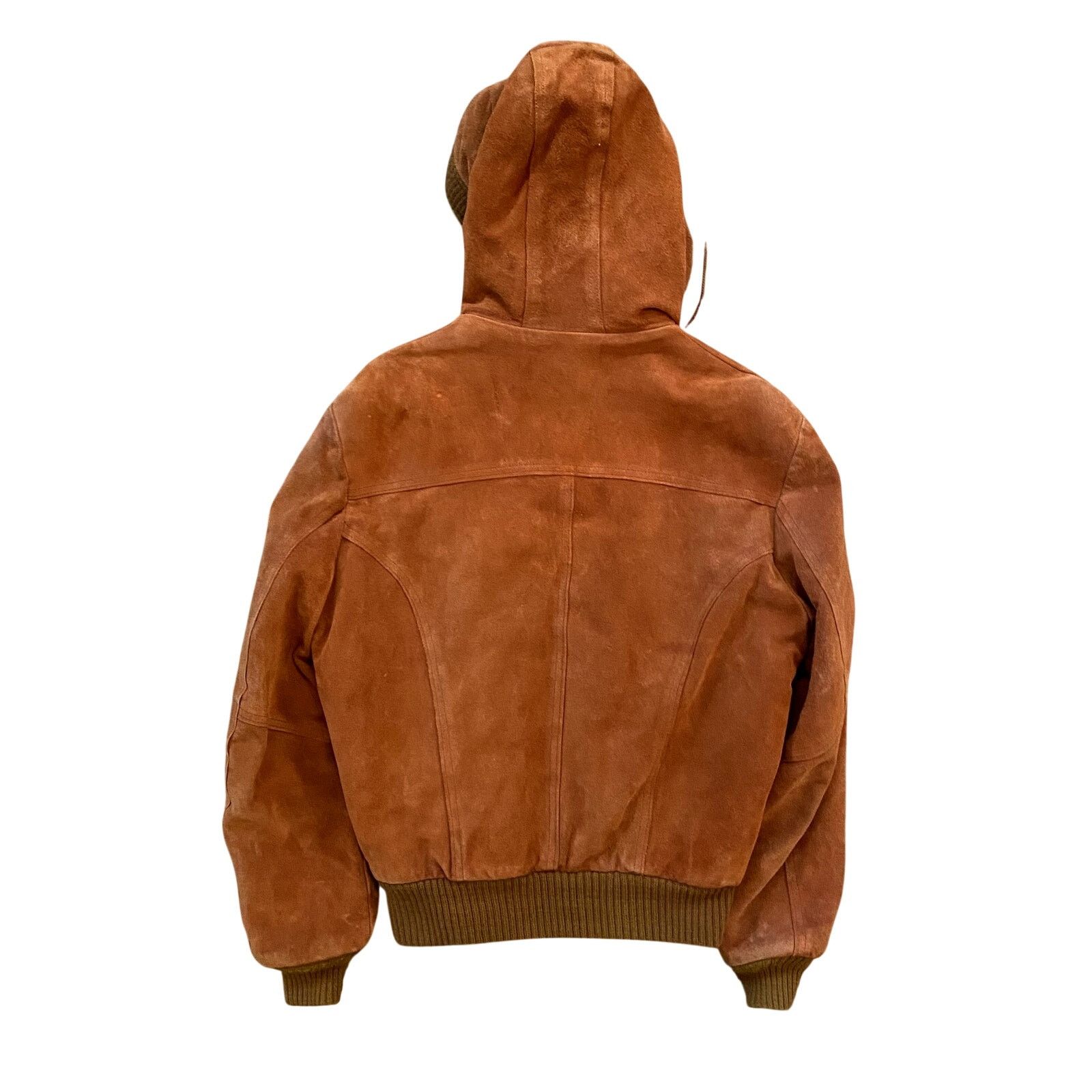 Vintage Vintage 70s Western Suede Cowhide Sherpa Lined Hoodie Jacket Size US M / EU 48-50 / 2 - 6 Thumbnail
