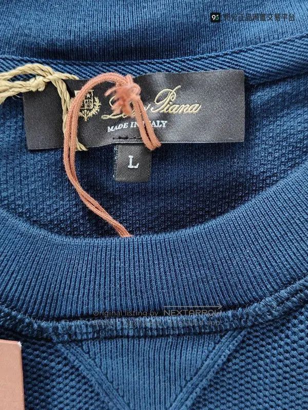 Loro Piana Loro Piana Men's Solid Blue Long. Size US L / EU 52-54 / 3 - 5 Thumbnail