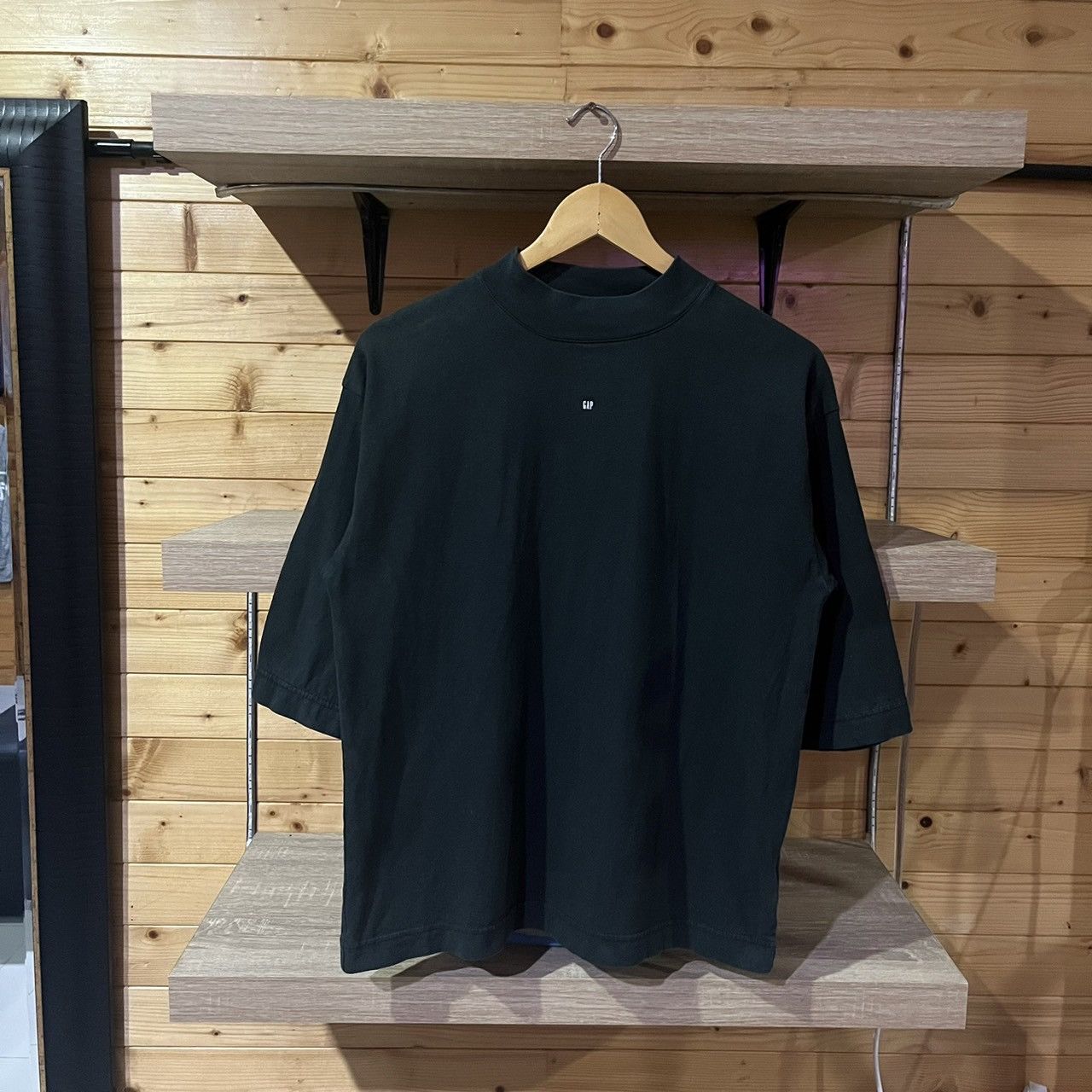 Yeezy Gap Engineered by Balenciaga Logo 3/4 Sleeve Tee