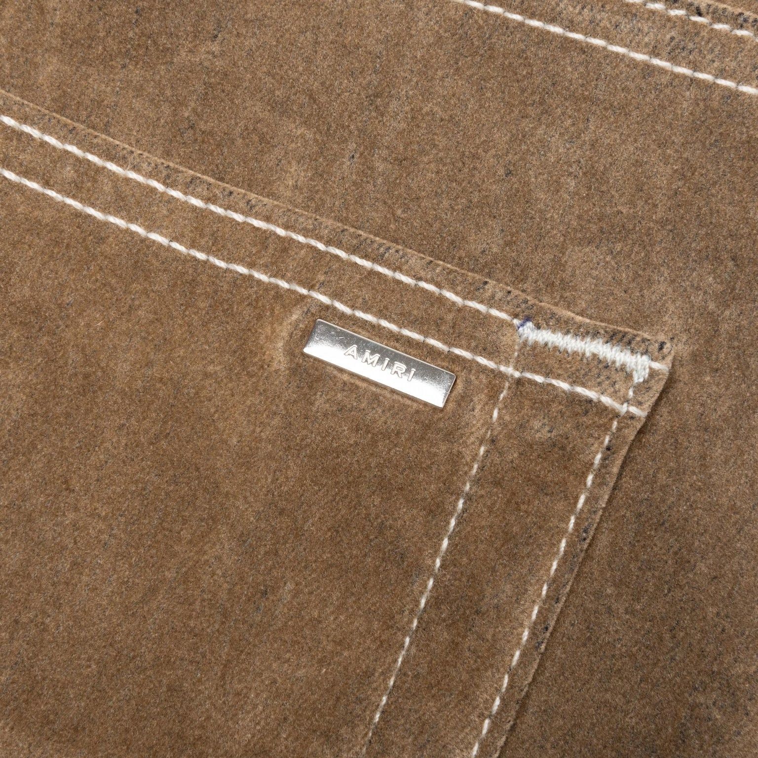 Amiri o1w1db10325 Flocked Carpenter Jeans in Brown Size US 32 / EU 48 - 5 Thumbnail