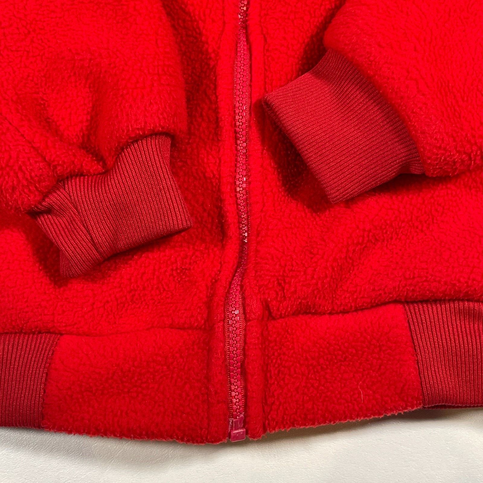 Rei × Vintage Vintage 90s REI Thick Fleece Red Full Zip Jacket Medium Tall Size US M / EU 48-50 / 2 - 4 Thumbnail