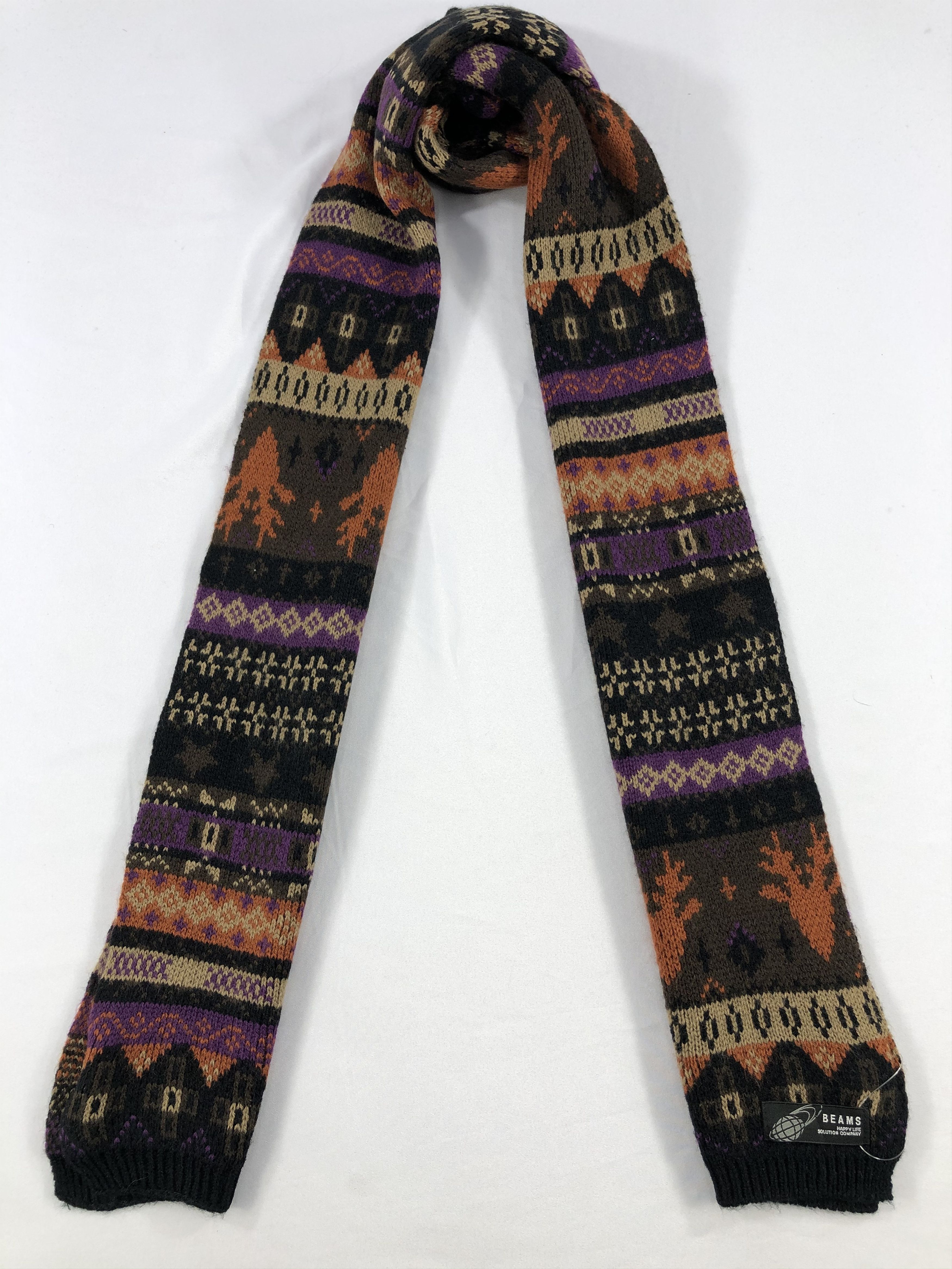 Beams Japan Vintage Beams Scarf/Muffler/Neckwear MF1794 Size ONE SIZE - 1 Thumbnail