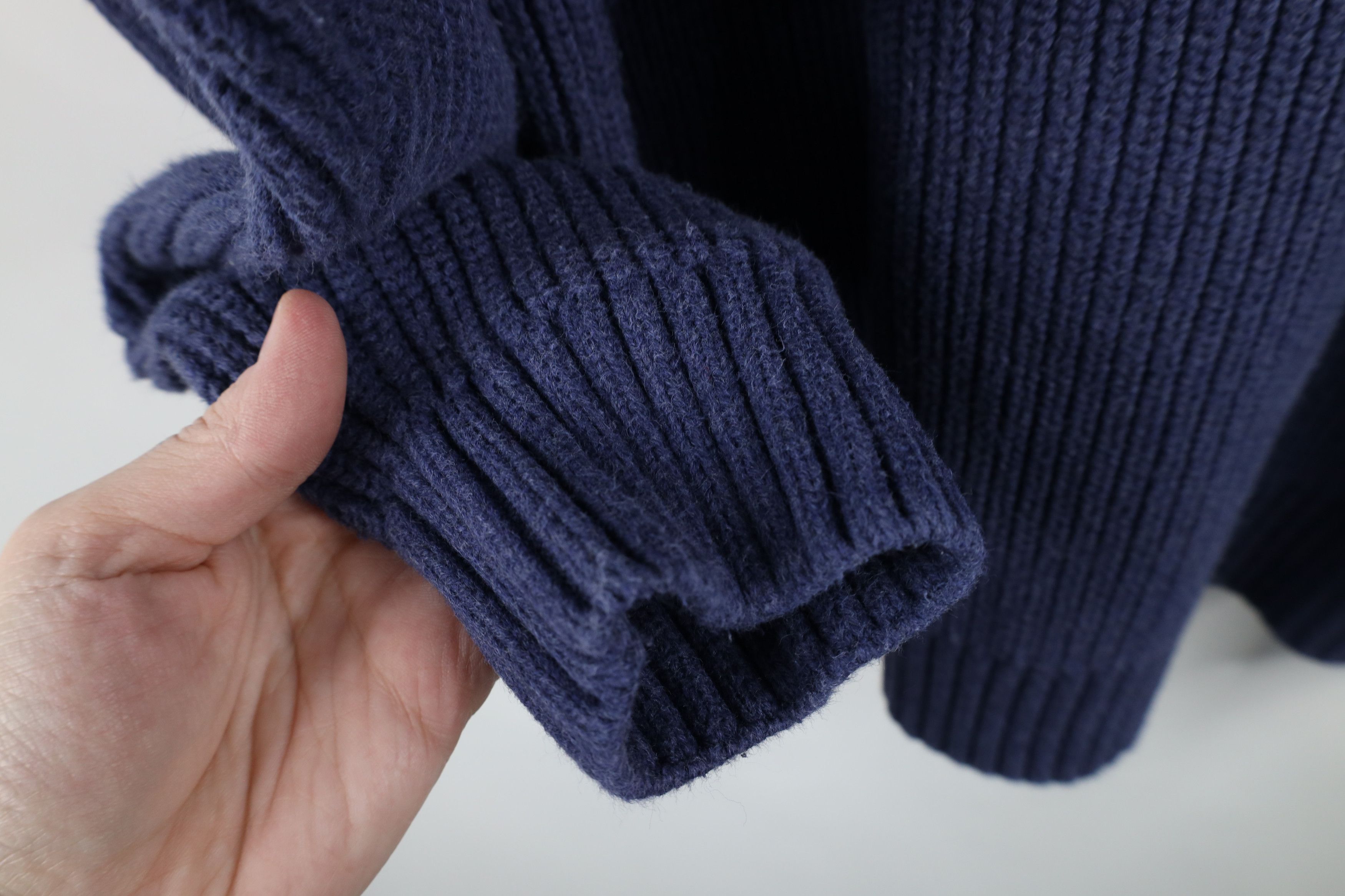 Duluth Trading Company × Vintage Duluth Trading Co Heavyweight Ribbed Knit Half Zip Sweater Size US L / EU 52-54 / 3 - 7 Thumbnail