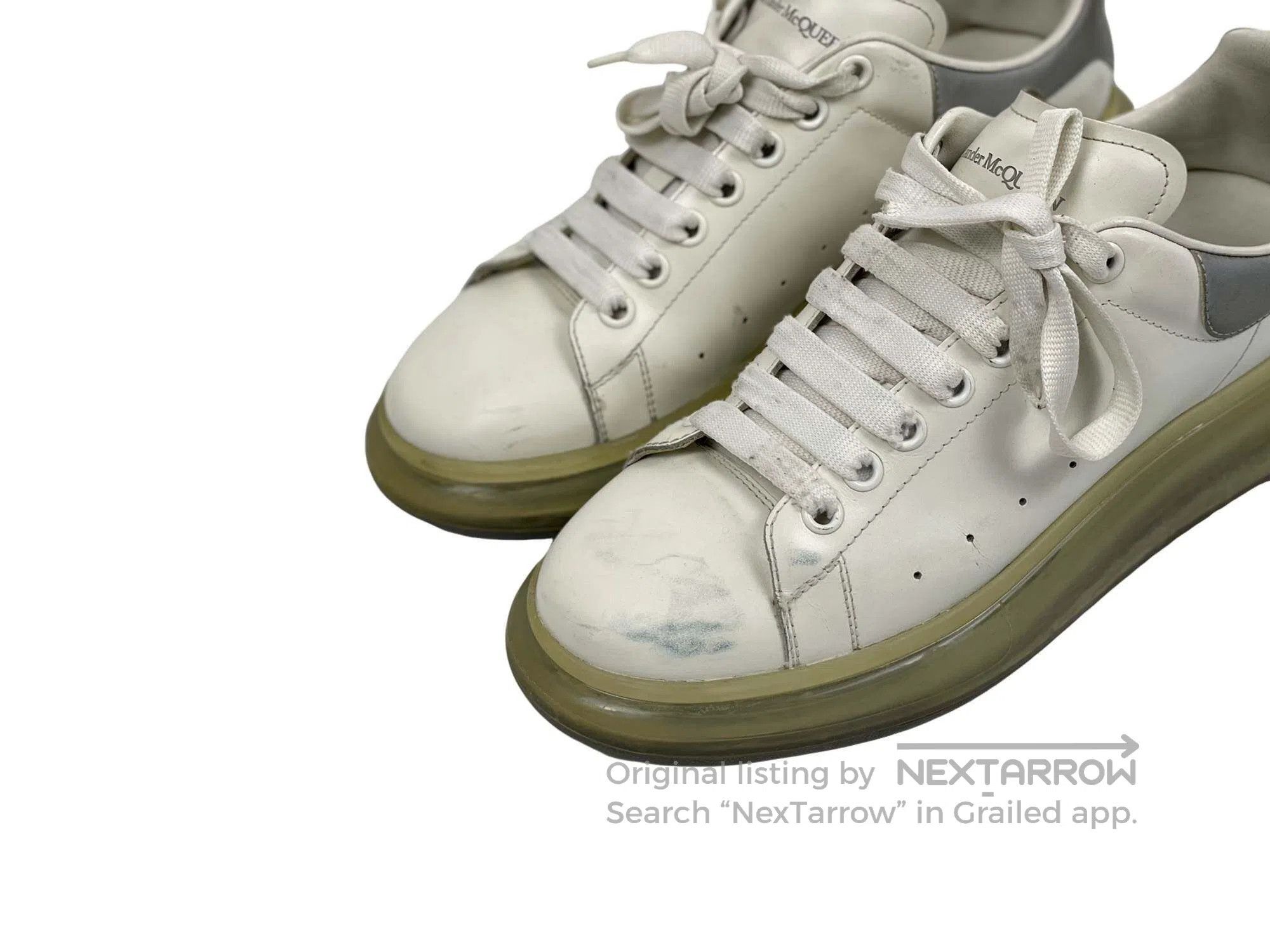 Alexander McQueen ALEXANDER MCQUEEN McQueen Low Top Cushioned Casual White S Size US 10 / EU 43 - 2 Thumbnail