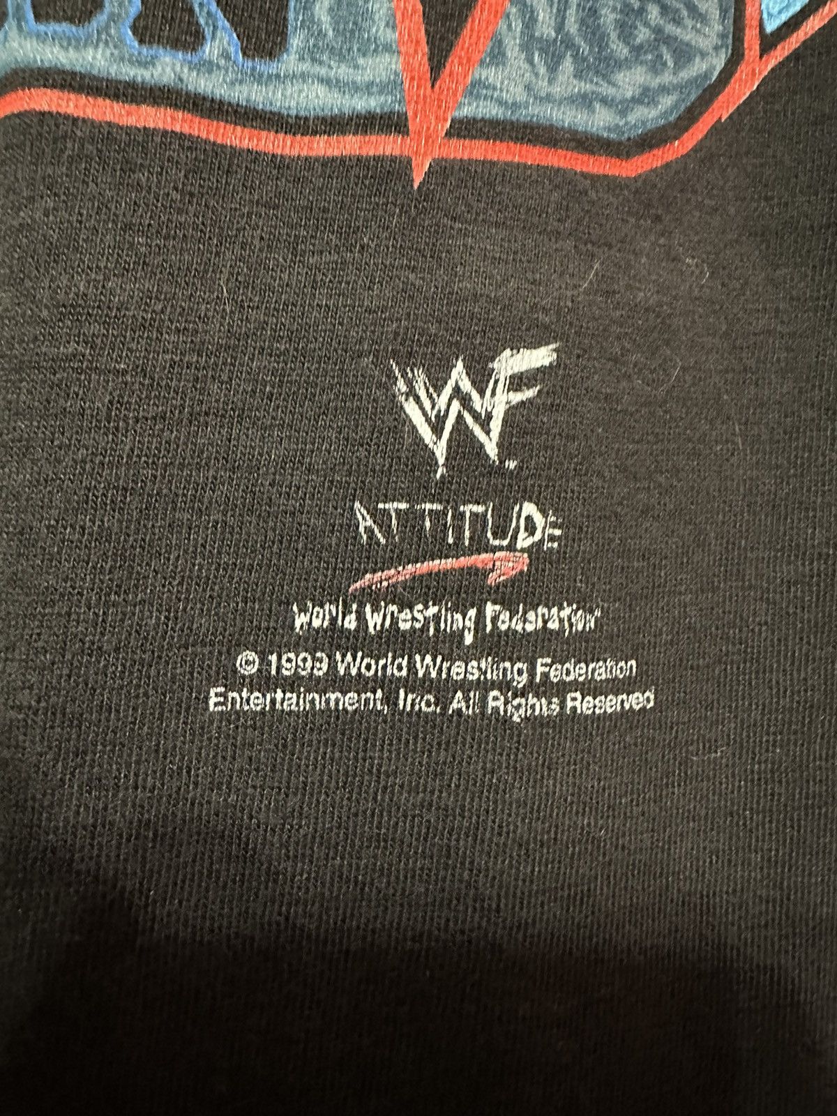Vintage × WWF Vintage Stone Cold Steve Austin Tee WWF 90s Wrestling Grail Size US XL / EU 56 / 4 - 4 Thumbnail