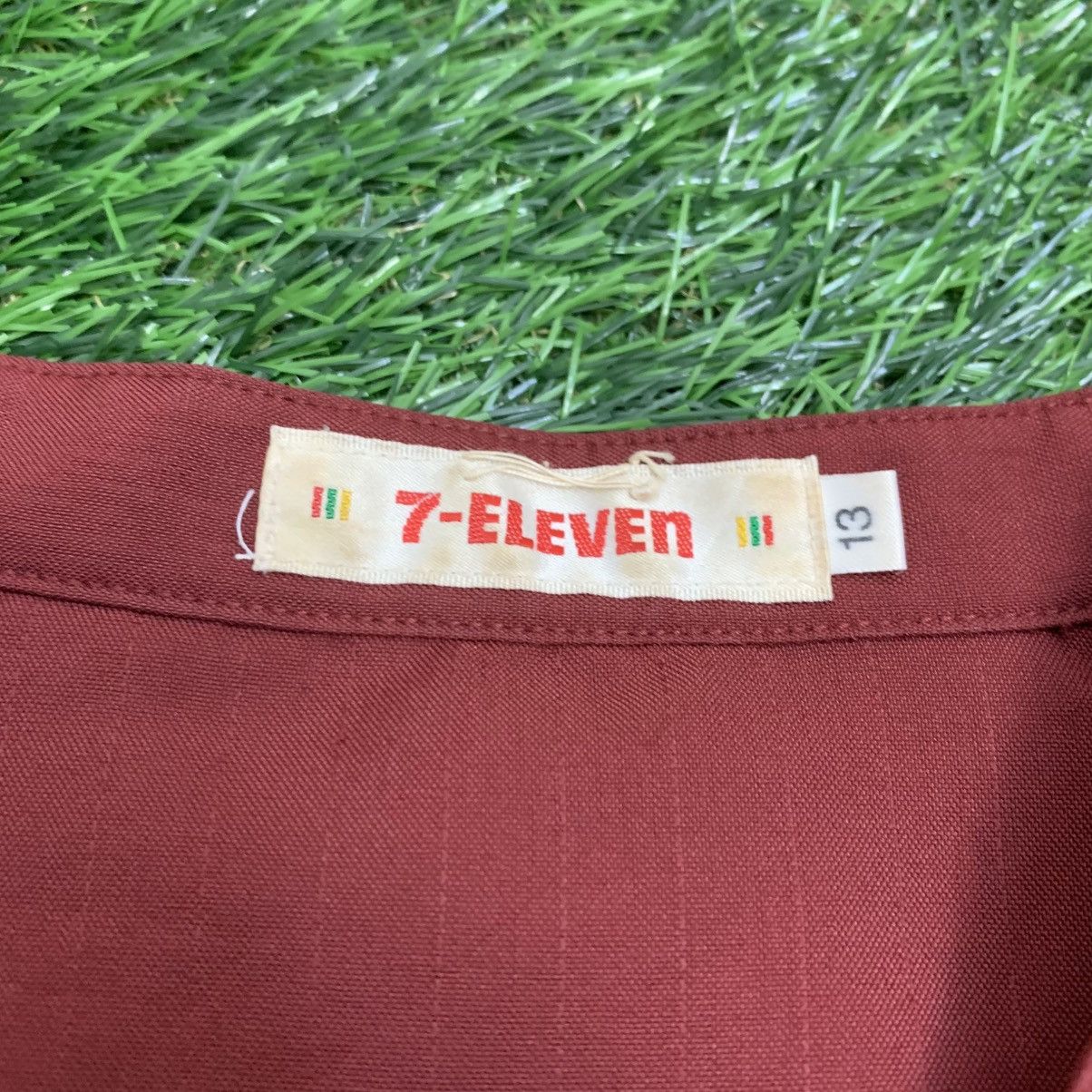 Japanese Brand Vintage 7-Eleven Japan Staff Uniform Tee Workwear Aesthetic Size US M / EU 48-50 / 2 - 9 Thumbnail
