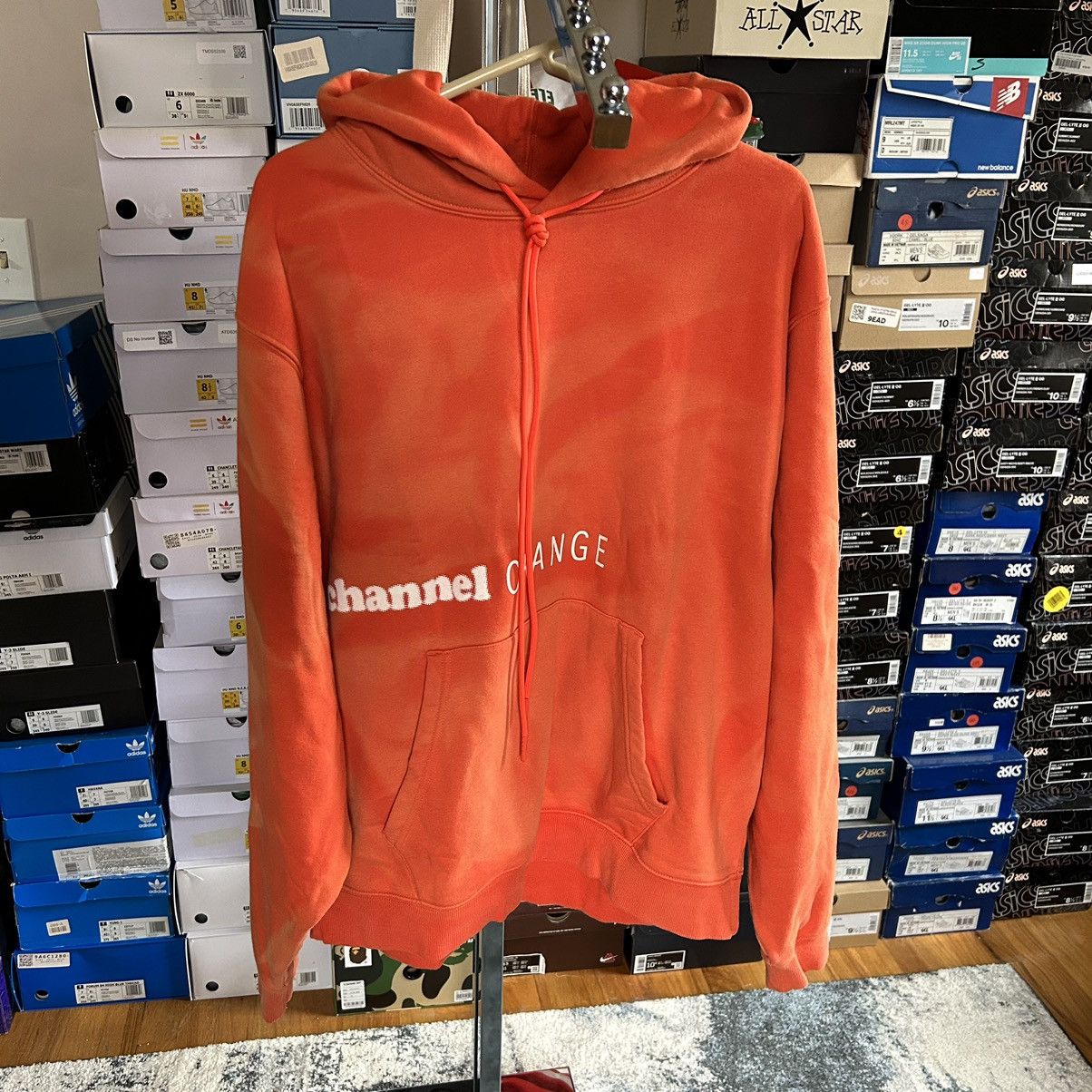 Luke Vicious 1/1 SUN FADED PUFF PRiNT FRANK OCEAN CHANNEL ORANGE HOODiE Size US L / EU 52-54 / 3 - 13 Thumbnail