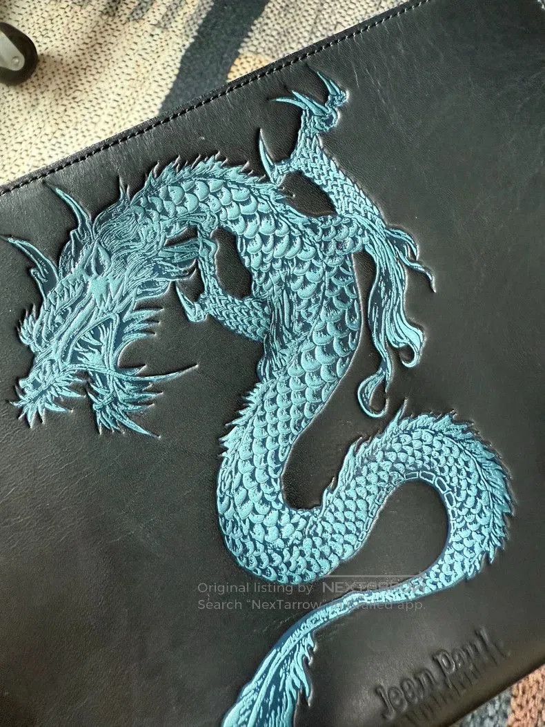 Jean Paul Gaultier Jean Paul Gaultier Blue Dragon Underarm Bag. Size ONE SIZE - 7 Thumbnail