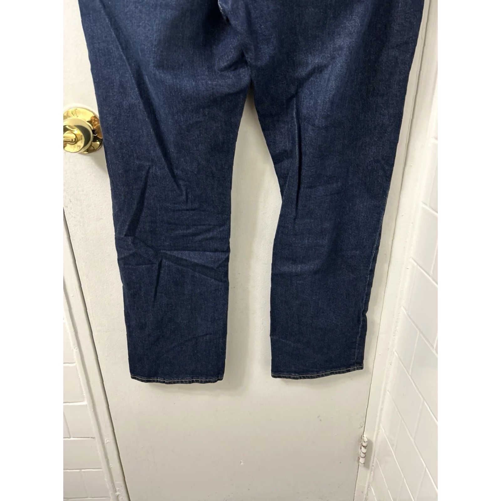 Levi's Levi's Premium 514 Jeans Mens 36x30 Dark Wash Indigo Denim Straight Fit Blue Size US 36 / EU 52 - 3 Thumbnail