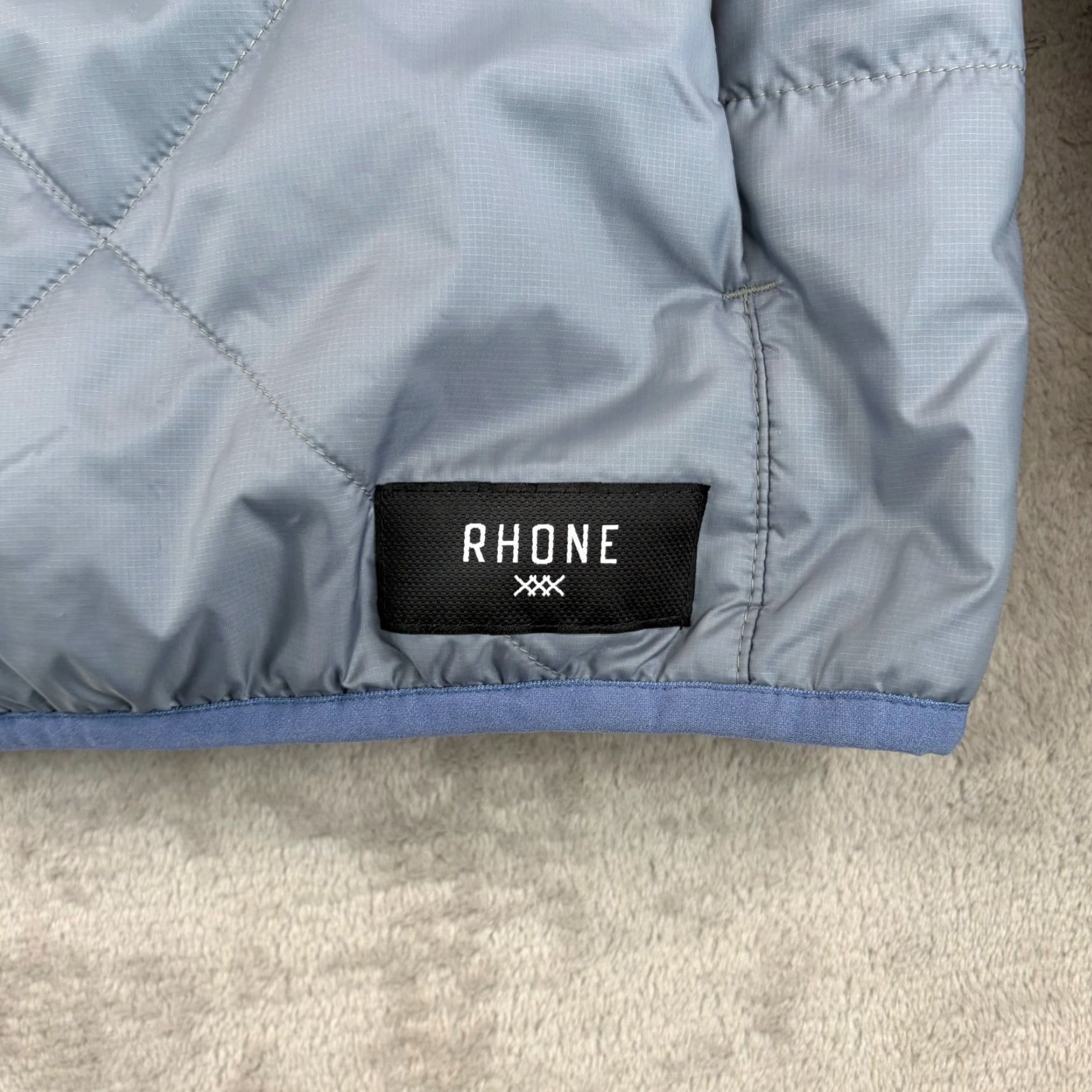 Rhone Rhone Tundra Quilted Hooded Jacket Men XL Full Zip Pockets Grey Size US XL / EU 56 / 4 - 3 Thumbnail