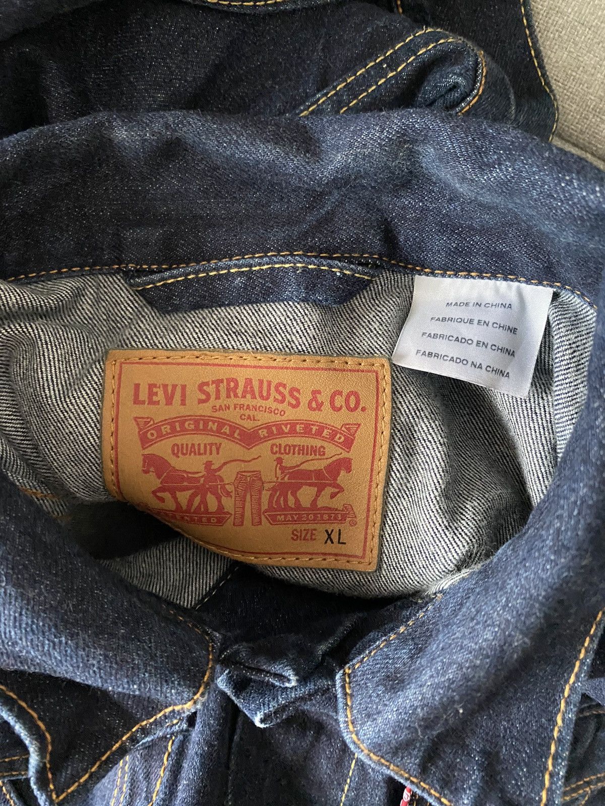 Japanese Brand × Levi's Buck Yeah Levi’s Denim jacket Size US XL / EU 56 / 4 - 5 Thumbnail