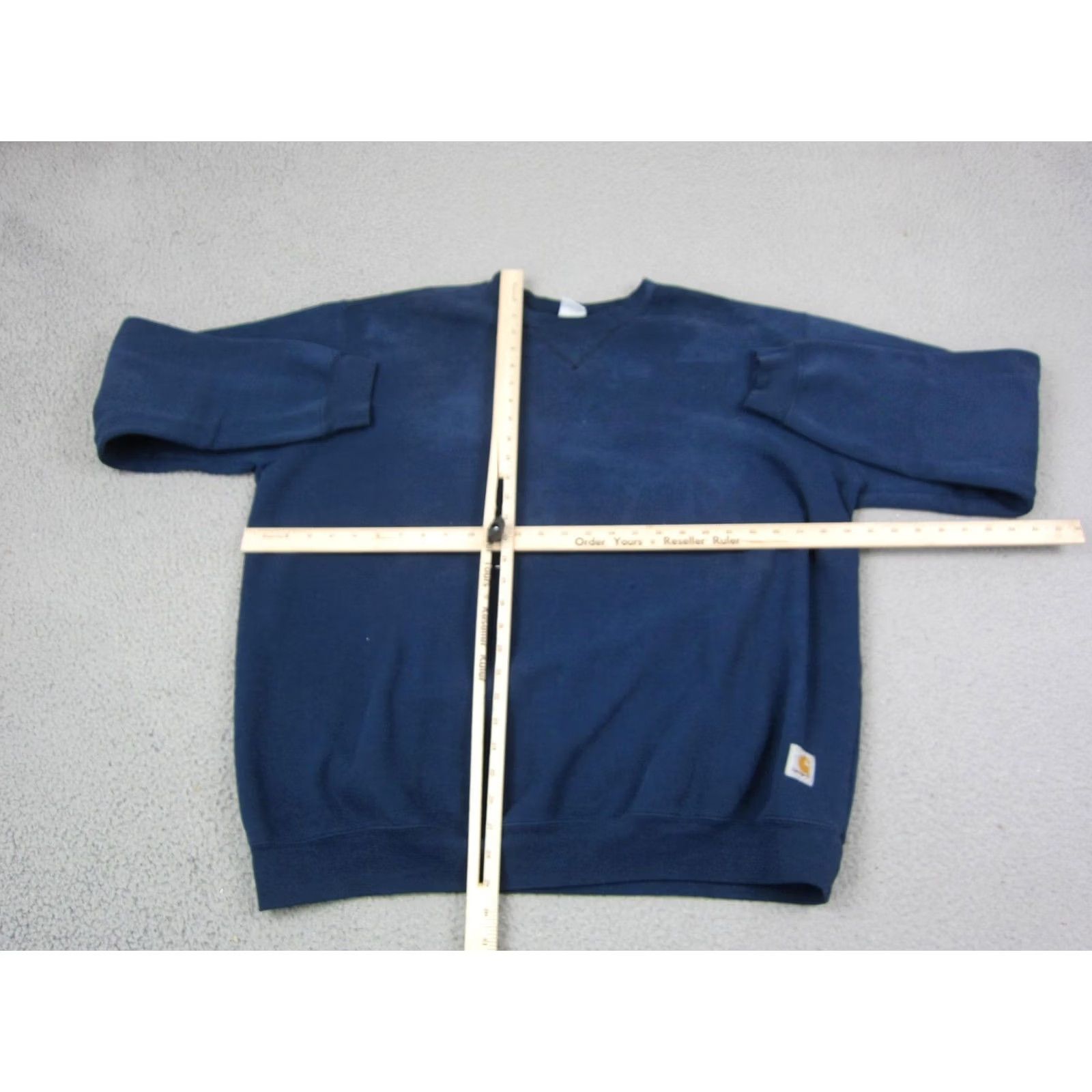 Carhartt Carhartt Sweatshirt Mens XL Blue Blank Fleece Pullover Adult Work Size US XL / EU 56 / 4 - 6 Thumbnail