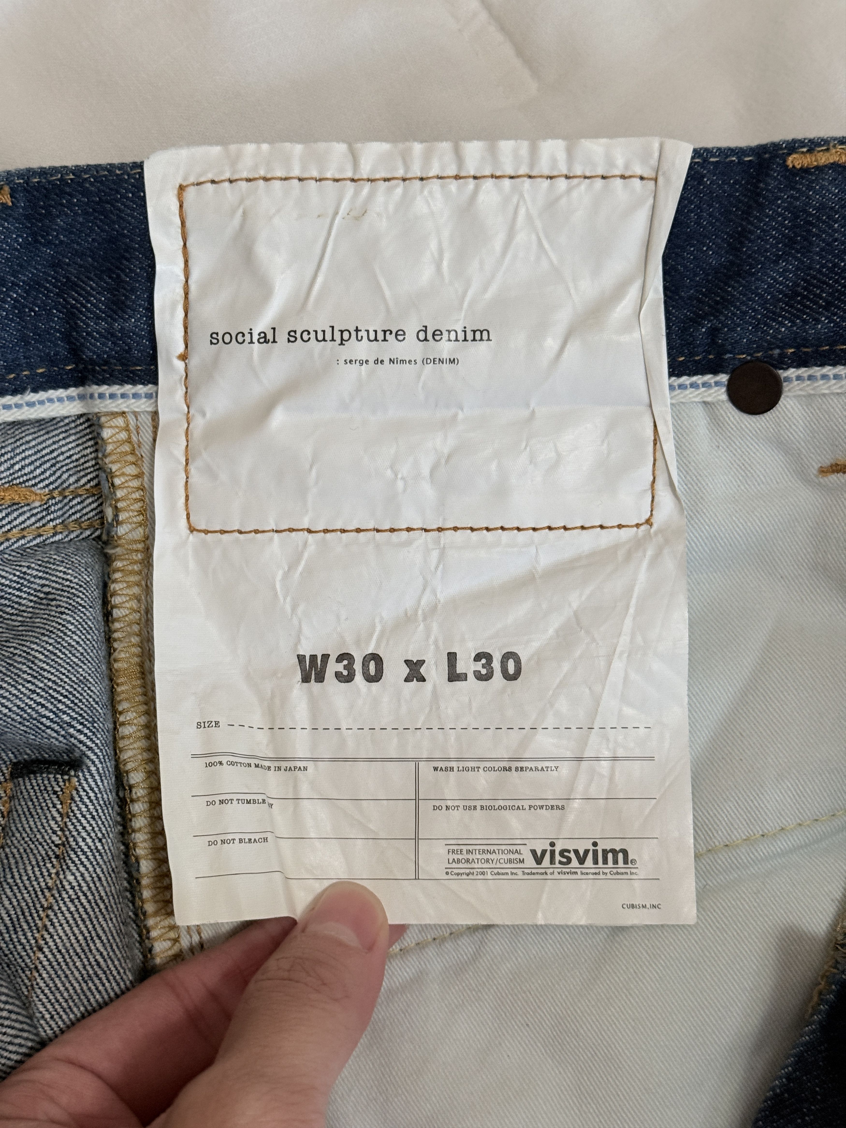 Visvim Social Sculpture 04 D12 Denim Size US 30 / EU 46 - 18 Thumbnail
