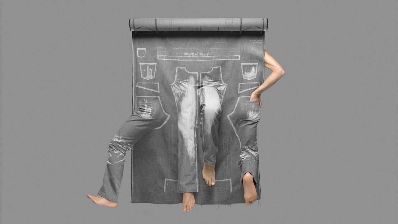 Issey Miyake 2007 Issey Miyake APOC Galaxy Jeans Size US 32 / EU 48 - 1 Thumbnail