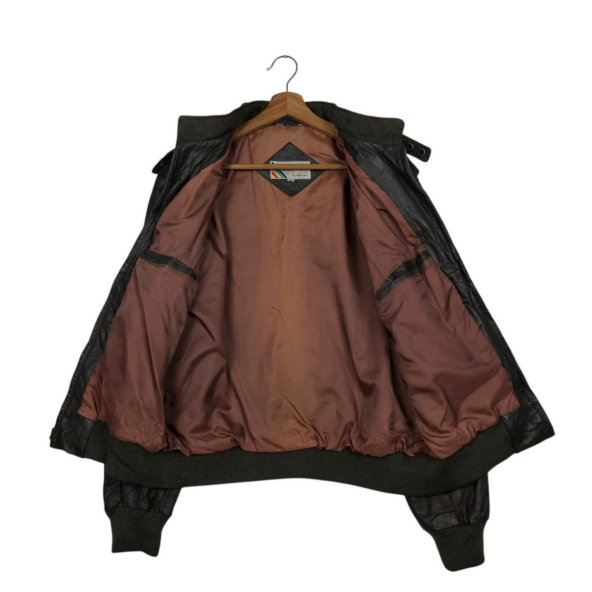 Japanese Brand 🔥VINTAGE BIKER LEATHER JACKET EUROPE CRAFT ISSEY MIYAKE Size US M / EU 48-50 / 2 - 15 Thumbnail