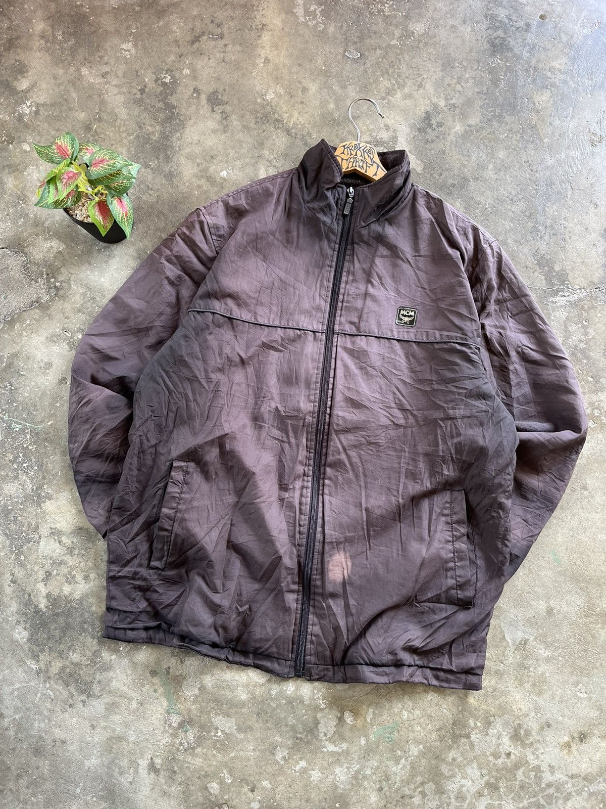 Japanese Brand × MCM × Vintage 🔥Vintage MCM Legere Zipper Up Jacket Size US L / EU 52-54 / 3 - 1 Thumbnail