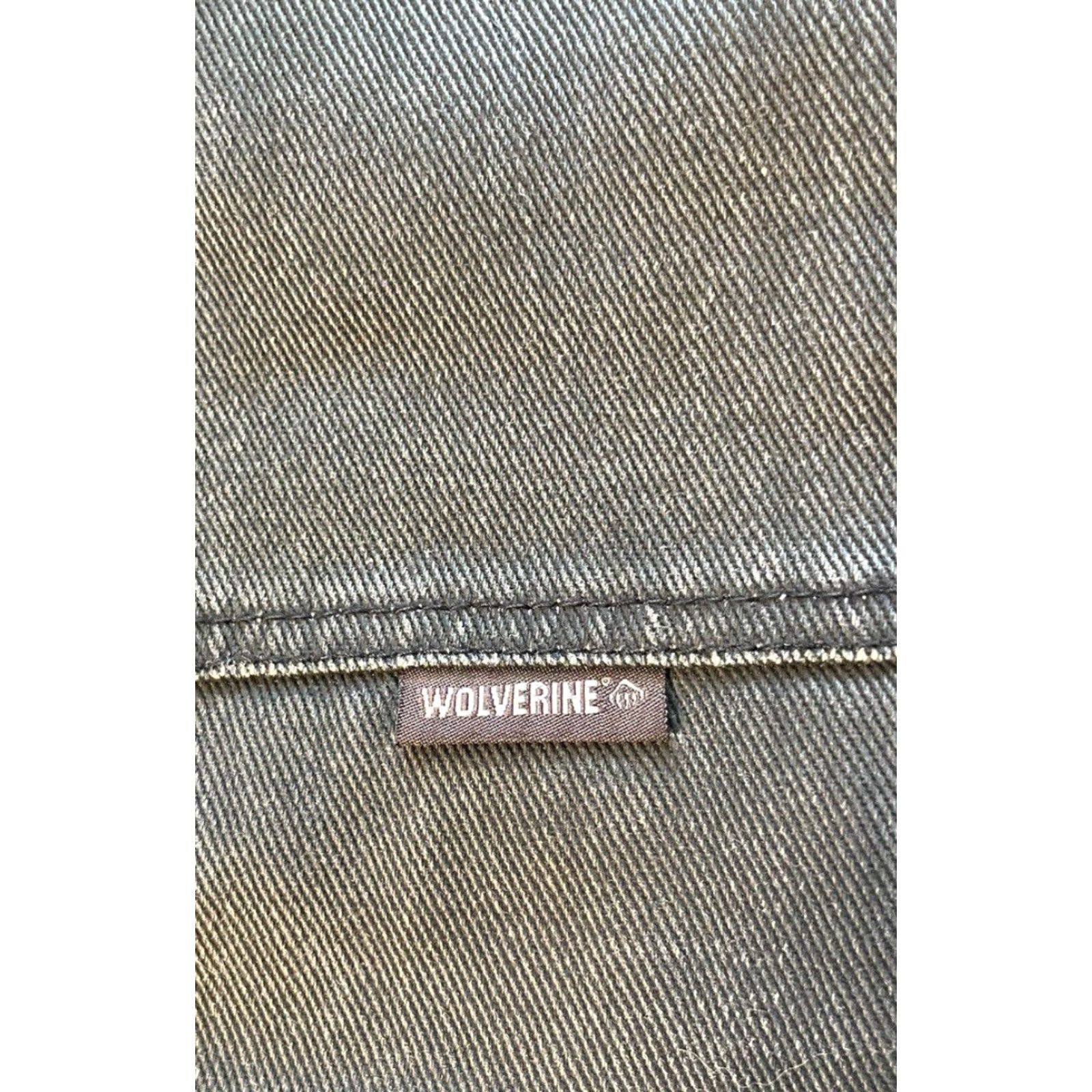Vintage Wolverine Vest Mens XL Gray Full Zip Lined Sherpa Work Wear Upland Size US XL / EU 56 / 4 - 4 Thumbnail