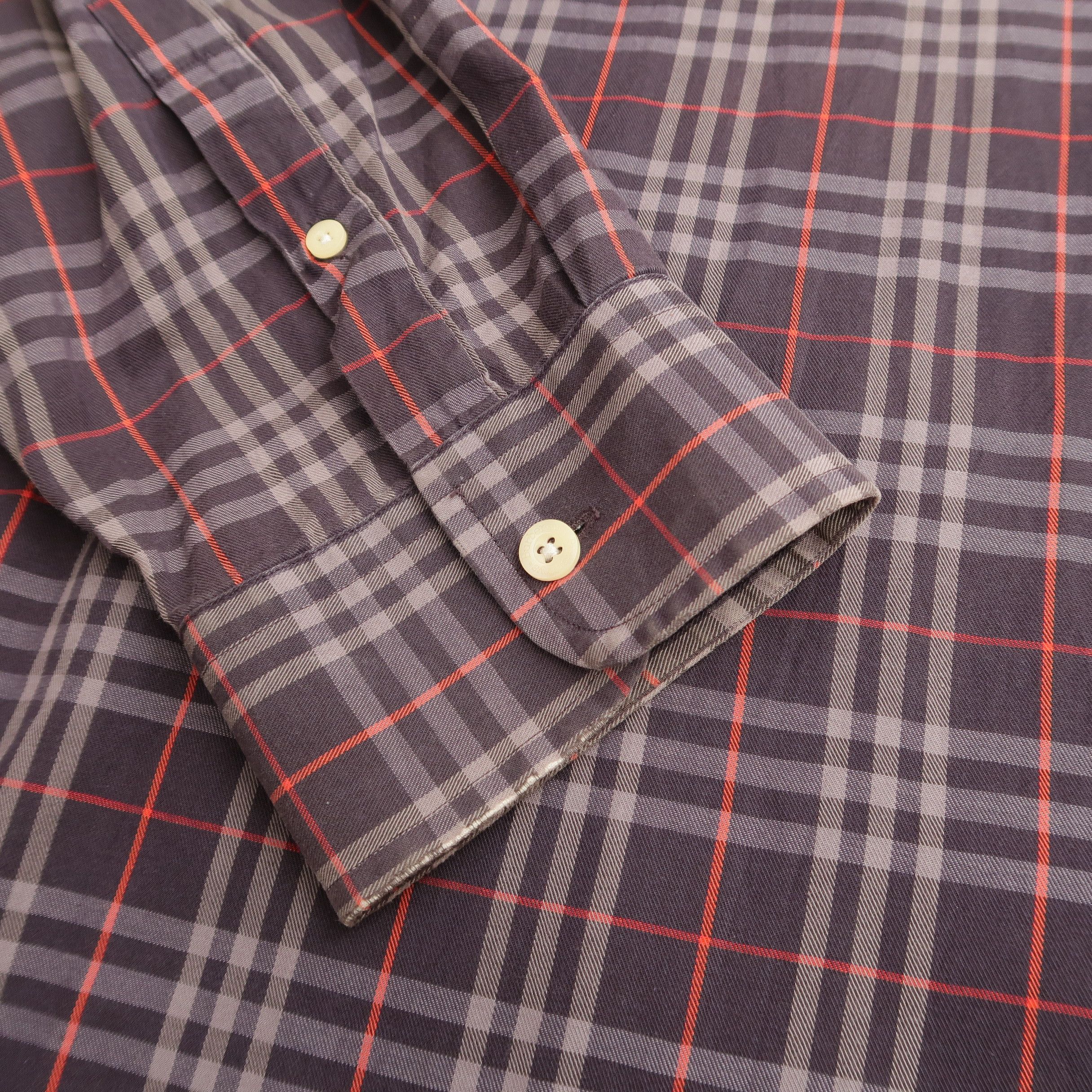 Burberry Vintage 90s Burberry Nova Check Old Money Shirt Size US XL / EU 56 / 4 - 10 Thumbnail