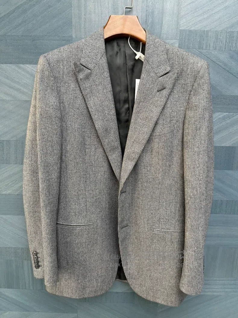 Hermes Hermes Houndstooth blazer Size 46R - 1 Thumbnail