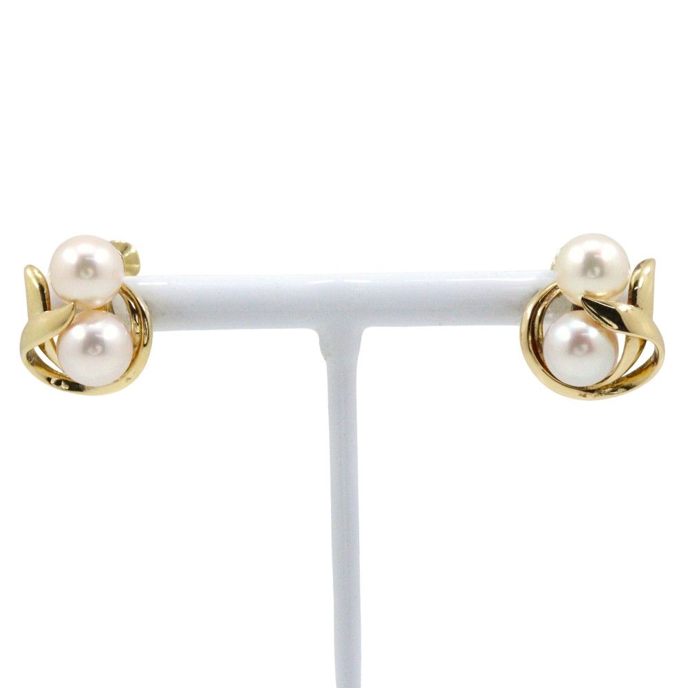 Mikimoto Mikimoto Mikimoto K14 Pearl Clip Earrings Precious Metal Earrings DUTY FREE for USA Size ONE SIZE - 1 Thumbnail