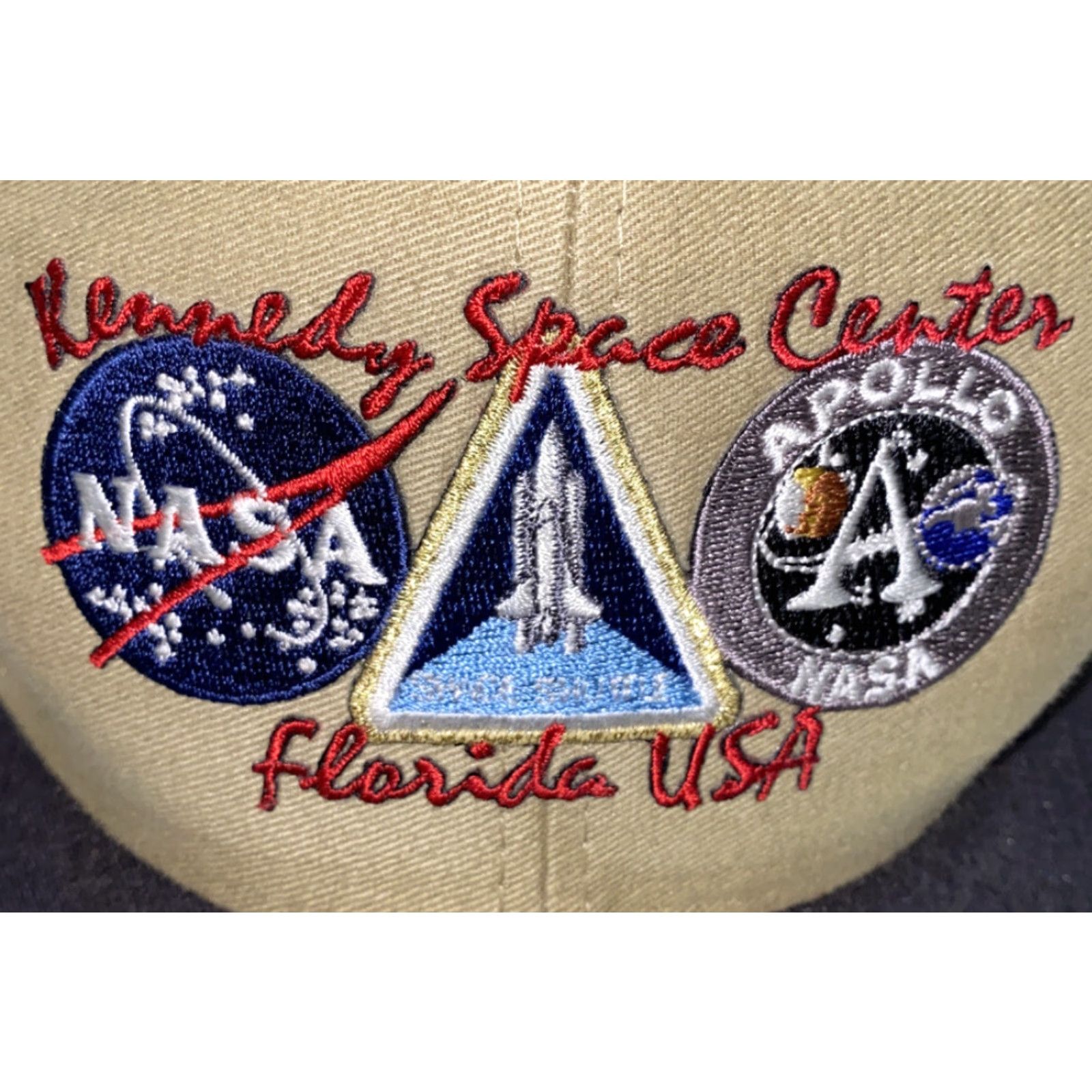 Vintage Camio Kennedy Space Center Florida USA Snapback Hat Size ONE SIZE - 2 Thumbnail