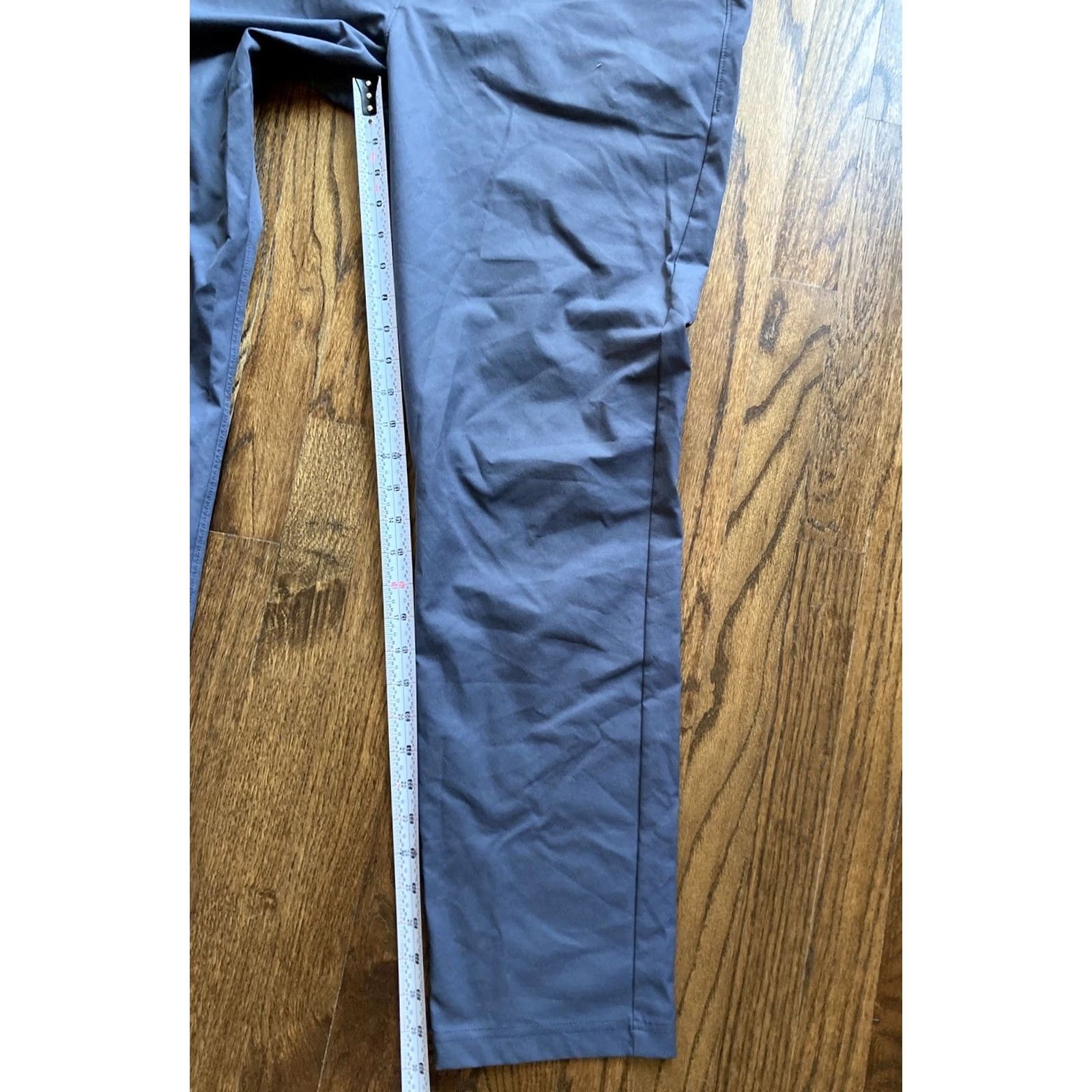Vintage Public Rec Pants 34x32 Navy Blue 5-Pocket Chino Flat Front Regular Straight Inseam 30 Mens Size US 34 / EU 50 - 4 Thumbnail