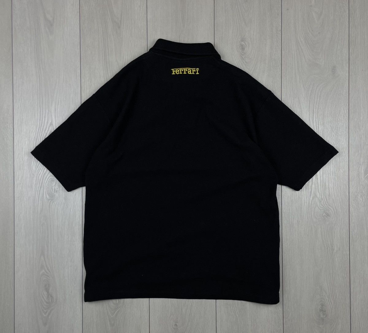 Ferrari Ferrari 1996 Vintage Men’s Black Polo Size L - XL Size US L / EU 52-54 / 3 - 6 Thumbnail